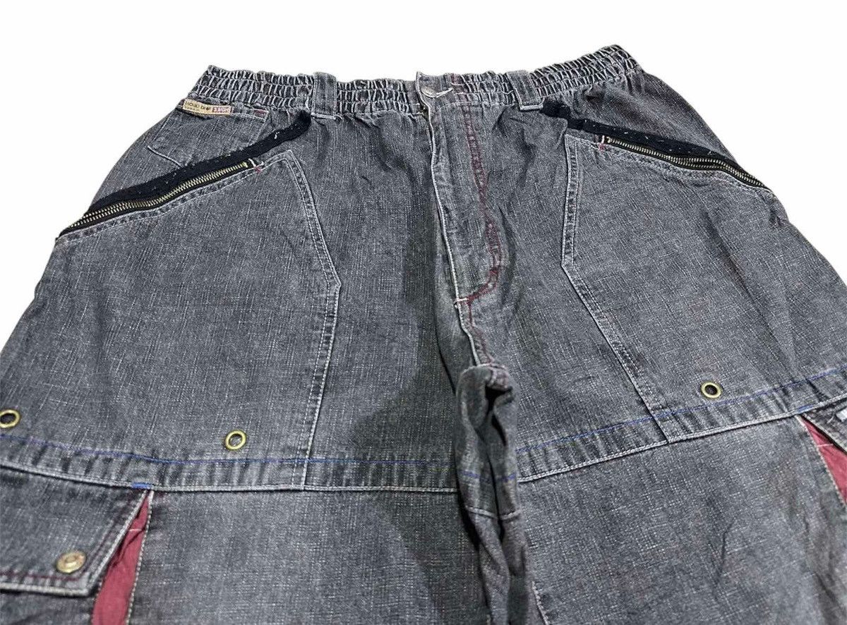 Hobo × JNCO 🔥Sick Y2K Hobo Denim Baggy Multi Pockets Size US 34 / EU 50 - 4 Thumbnail