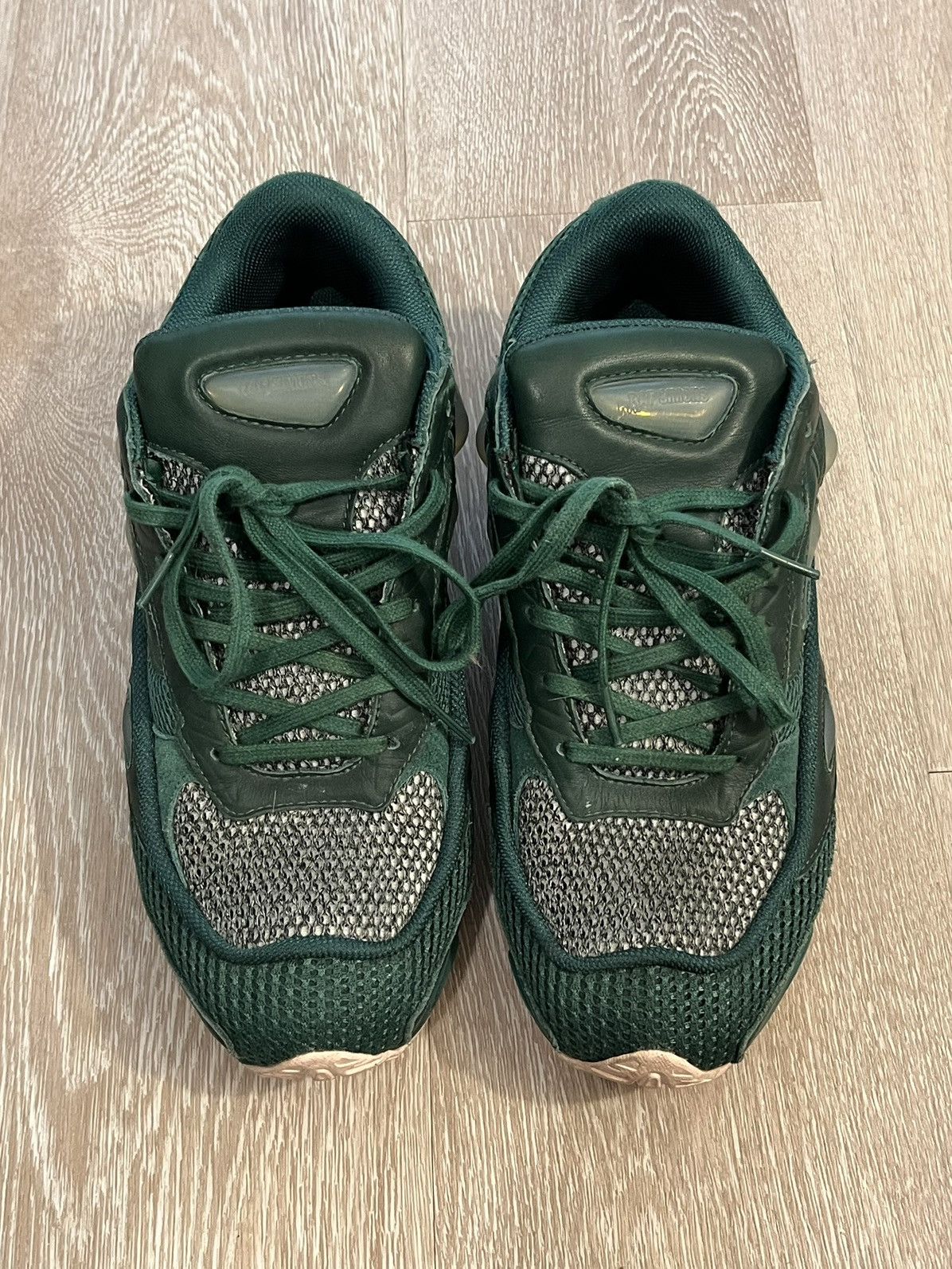 Adidas × Raf Simons Ozweego 2 Dark Green Clear Pink 2016 Size US 10.5 / EU 43-44 - 4 Thumbnail