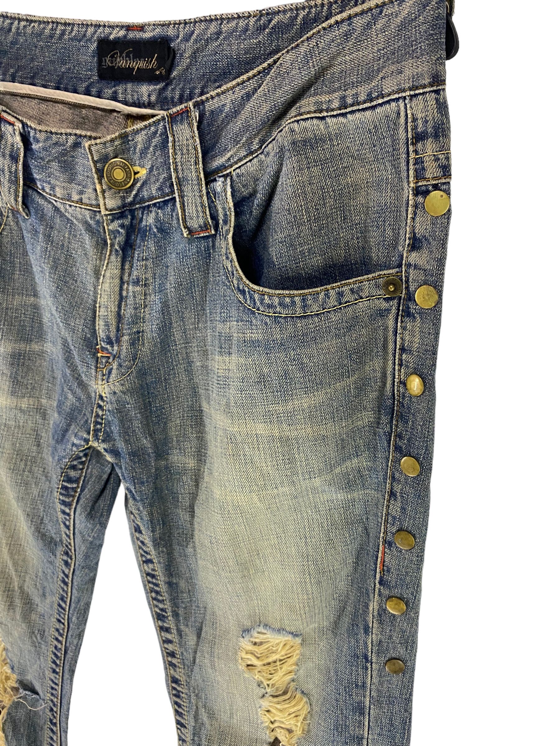 Japanese Brand × Vanquish Vanquish distressed low rise flare jeans Size US 34 / EU 50 - 5 Thumbnail