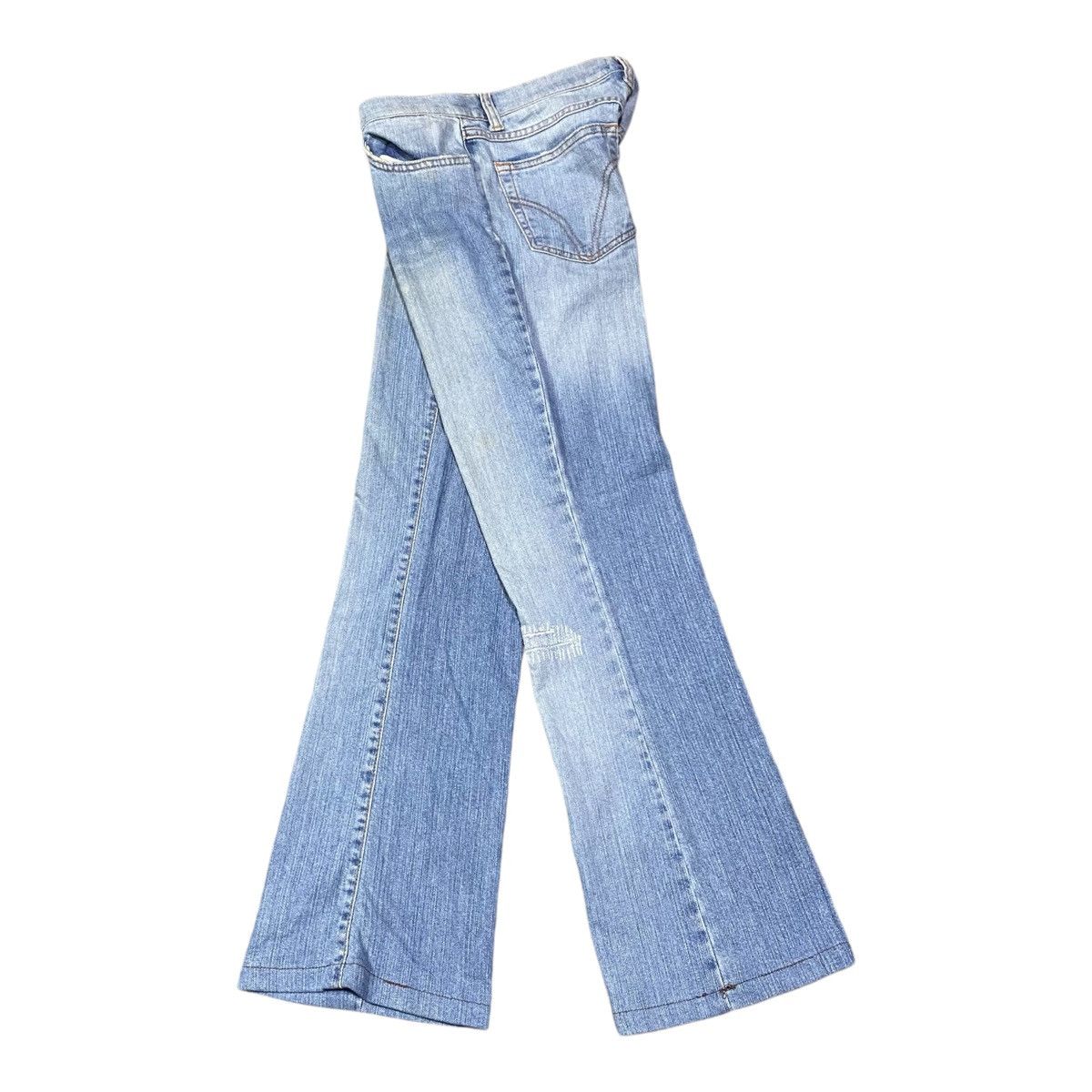 Dolce & Gabbana × Jean Dolce & Gabbana Distressed Bootcut Jeans Size 26" / US 2 / IT 38 - 4 Thumbnail