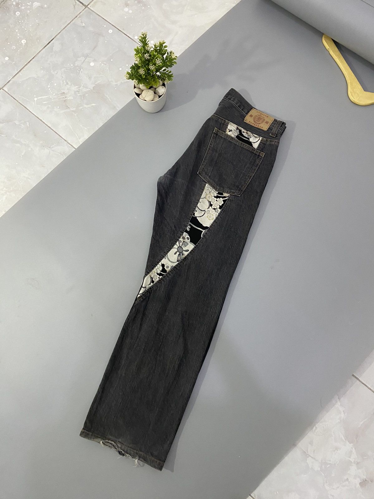 Japanese Brand × Vintage 💥Rare Design💥Karakuri Tamashi Japanese Pants Size US 34 / EU 50 - 19 Thumbnail