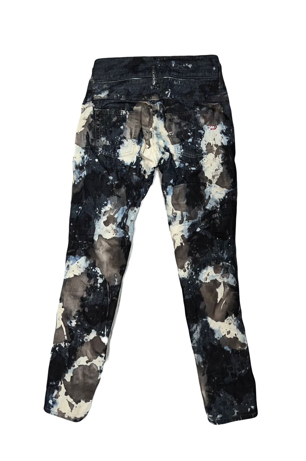 Diesel 2000s Diesel bleached pants 💙🖤 Size 26" / US 2 / IT 38 - 2 Thumbnail