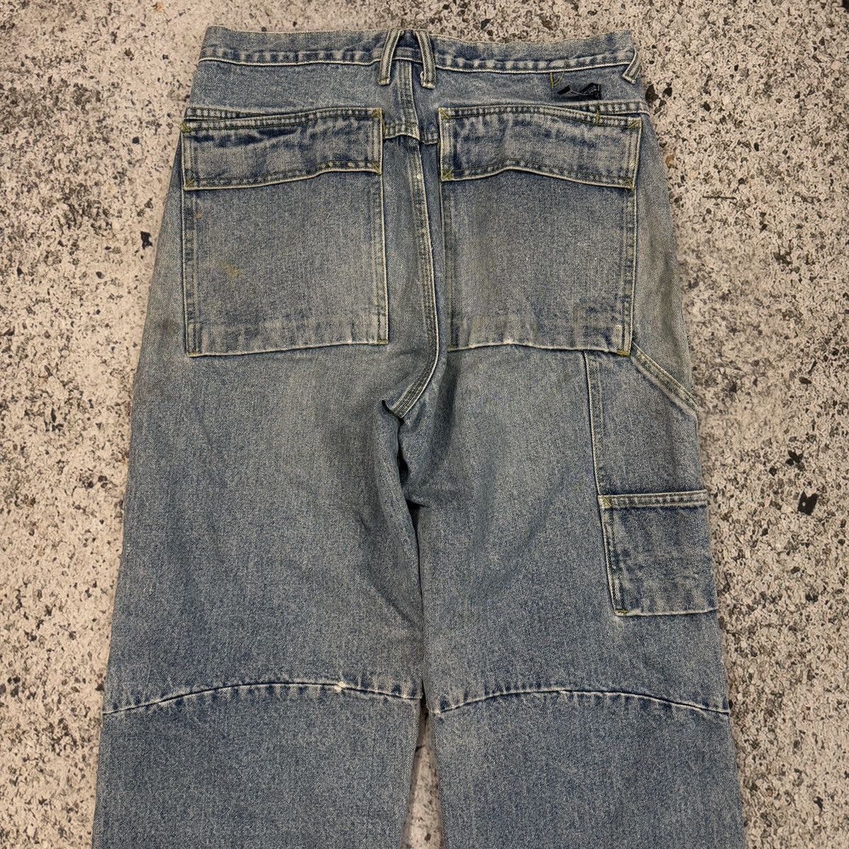 Vintage 90s Fiend Thrashed Faded Distressed Skater Jeans ERD Grunge Size US 32 / EU 48 - 8 Thumbnail