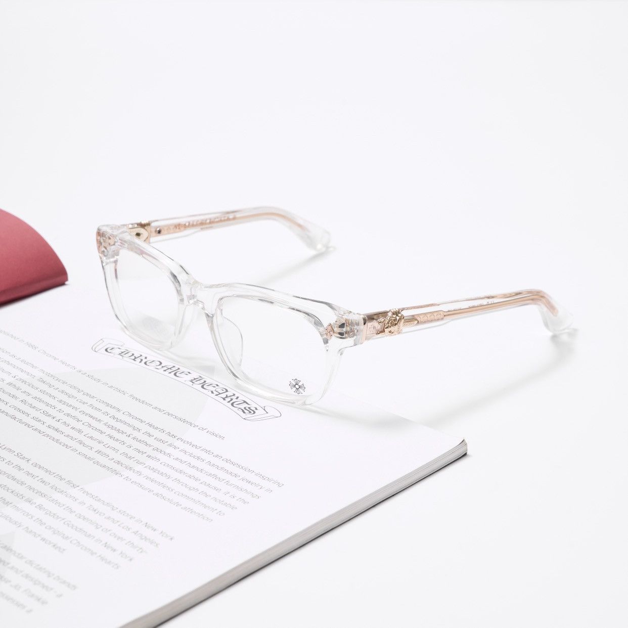 Chrome Hearts CHROME HEARTS DOOABLE CRYSTAL/ 18KGP GLASSES Size ONE SIZE - 1 Thumbnail