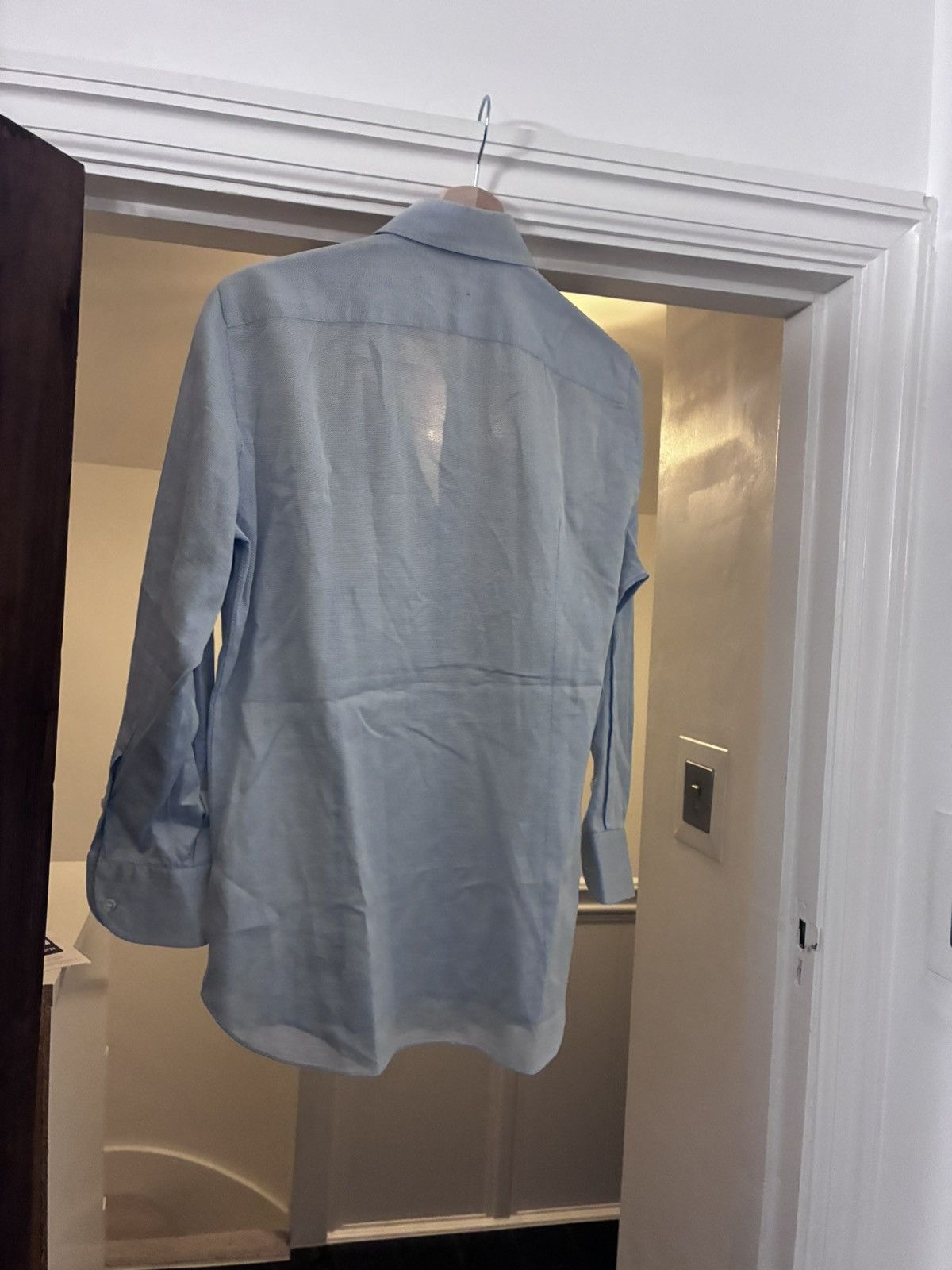 Loro Piana Loro Piana blue cotton shirt size 38 15 Size US S / EU 44-46 / 1 - 7 Thumbnail
