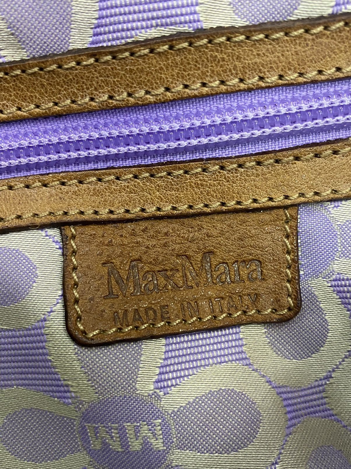 Designer × Max Mara Italian Max Mara Leather Hang Bag Size ONE SIZE - 9 Thumbnail