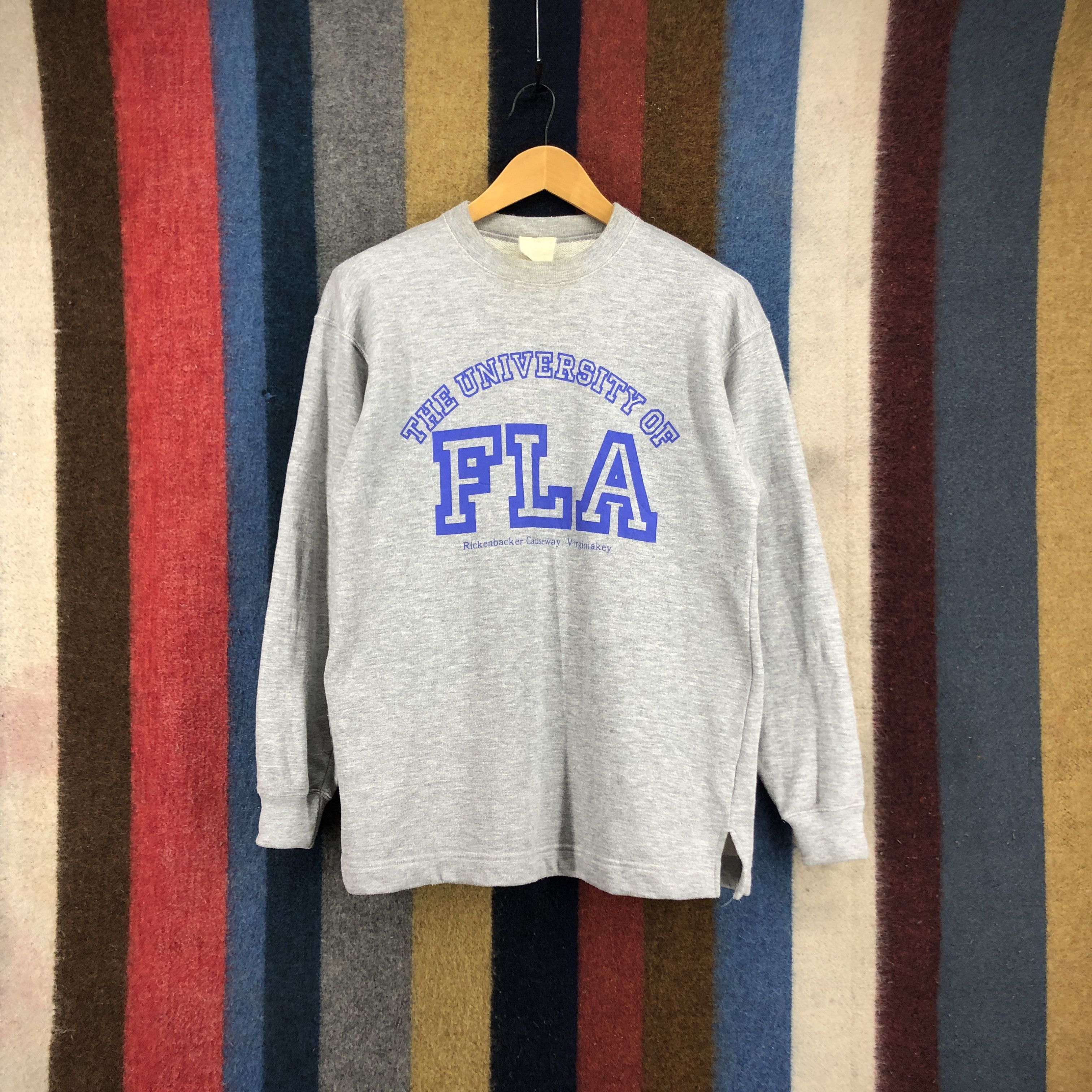 Japanese Brand THE UNIVERSITY Of FLA Crew Neck Sweatshirt #0374/P Size US M / EU 48-50 / 2 - 1 Thumbnail