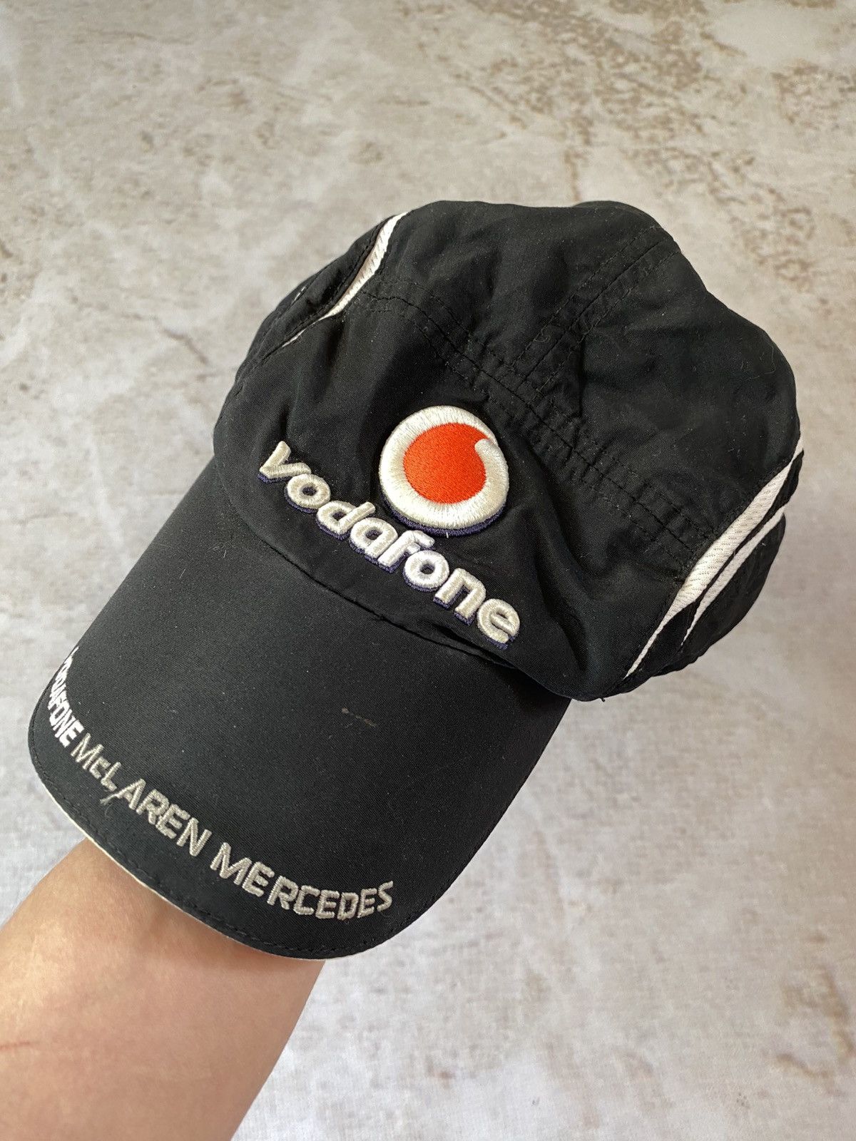 Mercedes-Benz × Vintage Vintage Vodafone McLaren Mercedes 5 panel Cap Size ONE SIZE - 1 Thumbnail