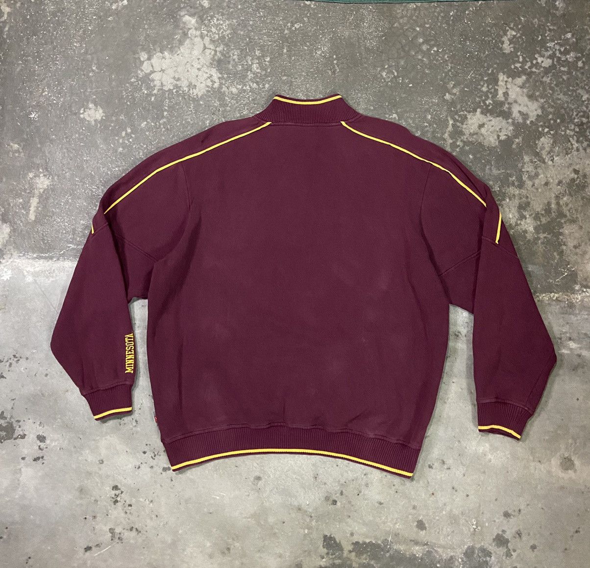 Nike × Vintage Vintage Y2K Nike Minosotta Half Zipped Sweater Size US L / EU 52-54 / 3 - 10 Thumbnail