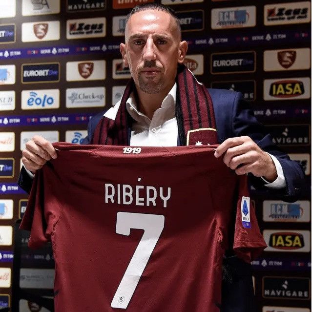 Other 2021 2022 Salernitana Ribery Italy Soccer Jersey Shirt Kit M Size US M / EU 48-50 / 2 - 3 Thumbnail