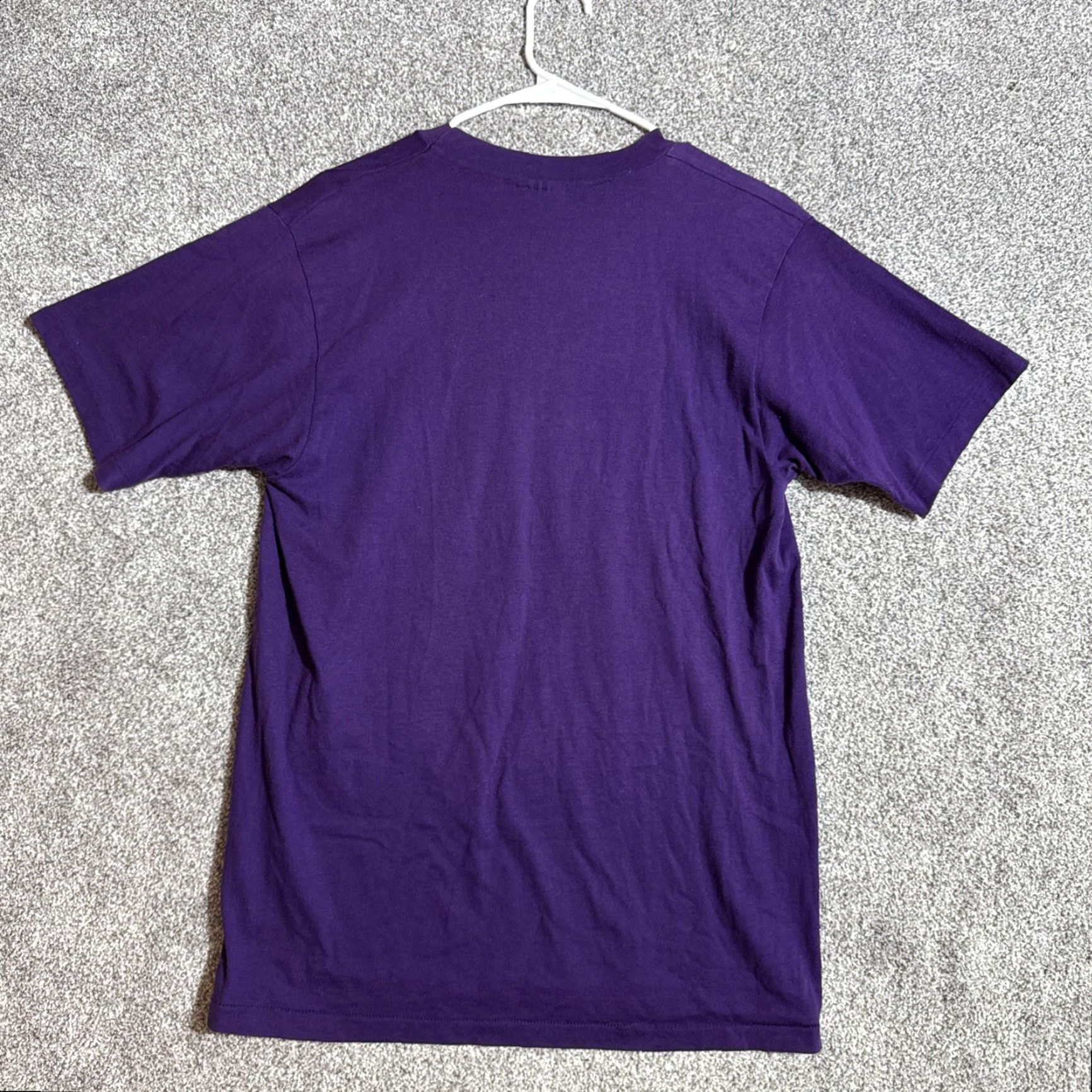 Hanes VINTAGE Hanes T-Shirt Mardi Gras New Orleans USA Graphic Tourist Tee Mens Large Purple 90s City Outdoor USA Shirt Size US L / EU 52-54 / 3 - 5 Thumbnail