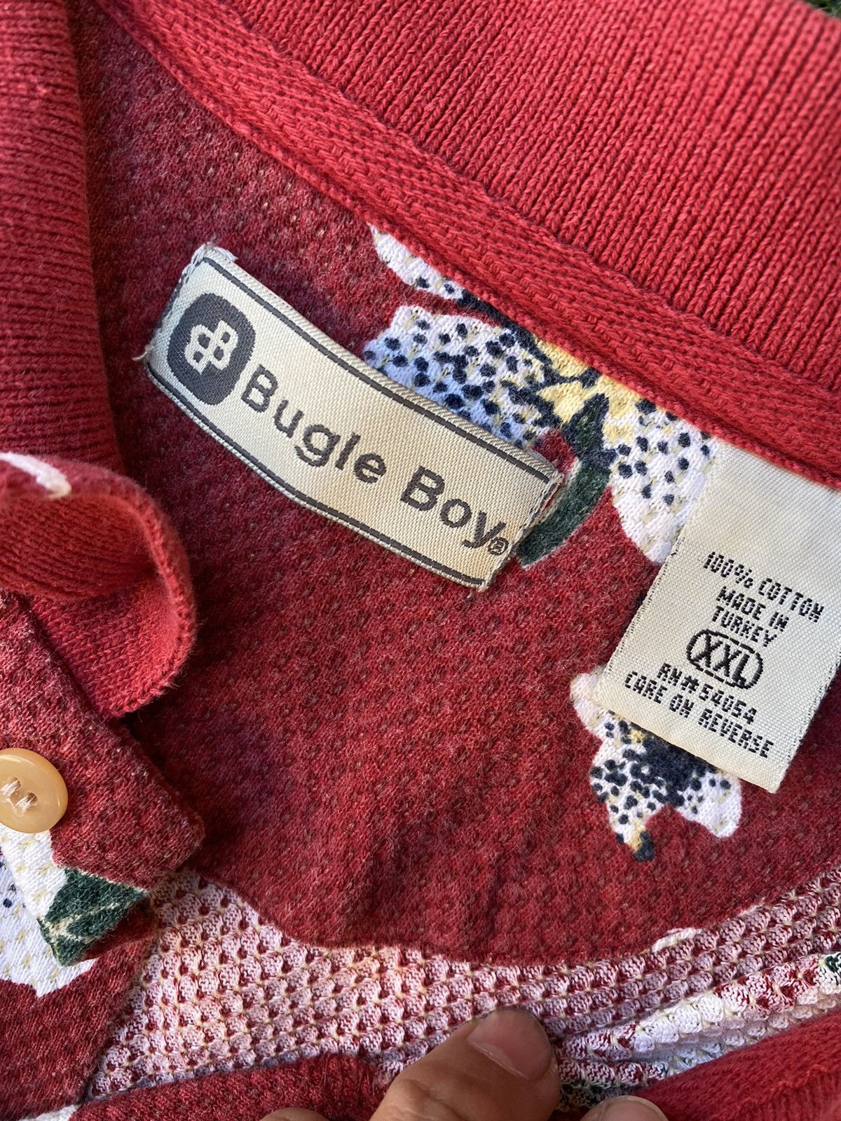 Bugle Boy × Vintage VTG “RED ROSES” BUGLE BOYS POLO SHIRT Size US XXL / EU 58 / 5 - 2 Thumbnail