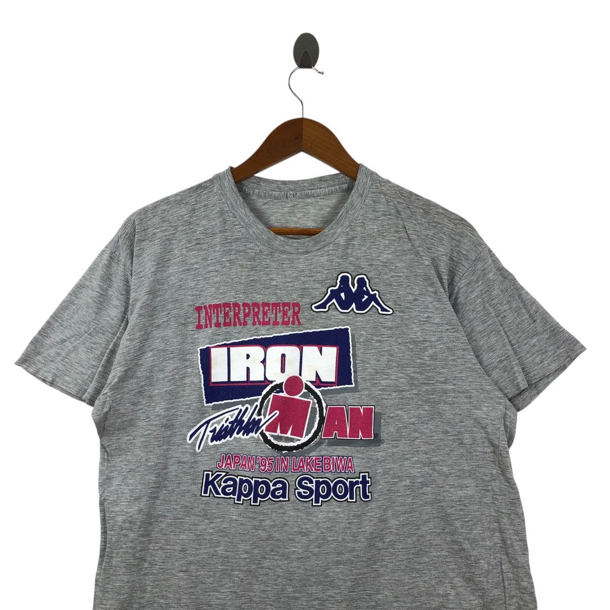 Vintage Vintage 94s Kappa Sport The Ironman Japan Lake Biwa T-Shirt Size US L / EU 52-54 / 3 - 2 Thumbnail