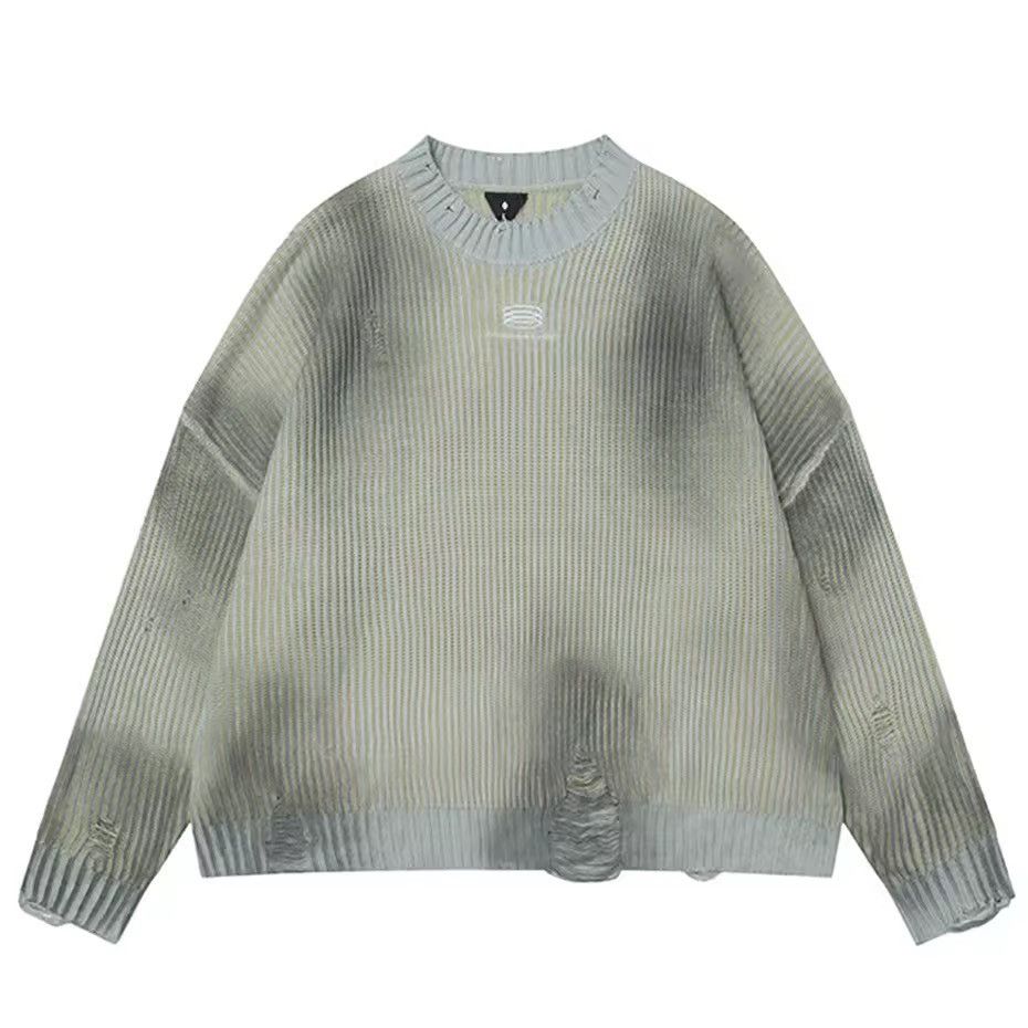 Other Retro Distressed Hole Knitted Hip Hop Vintage Sweater Size US XL / EU 56 / 4 - 1 Thumbnail