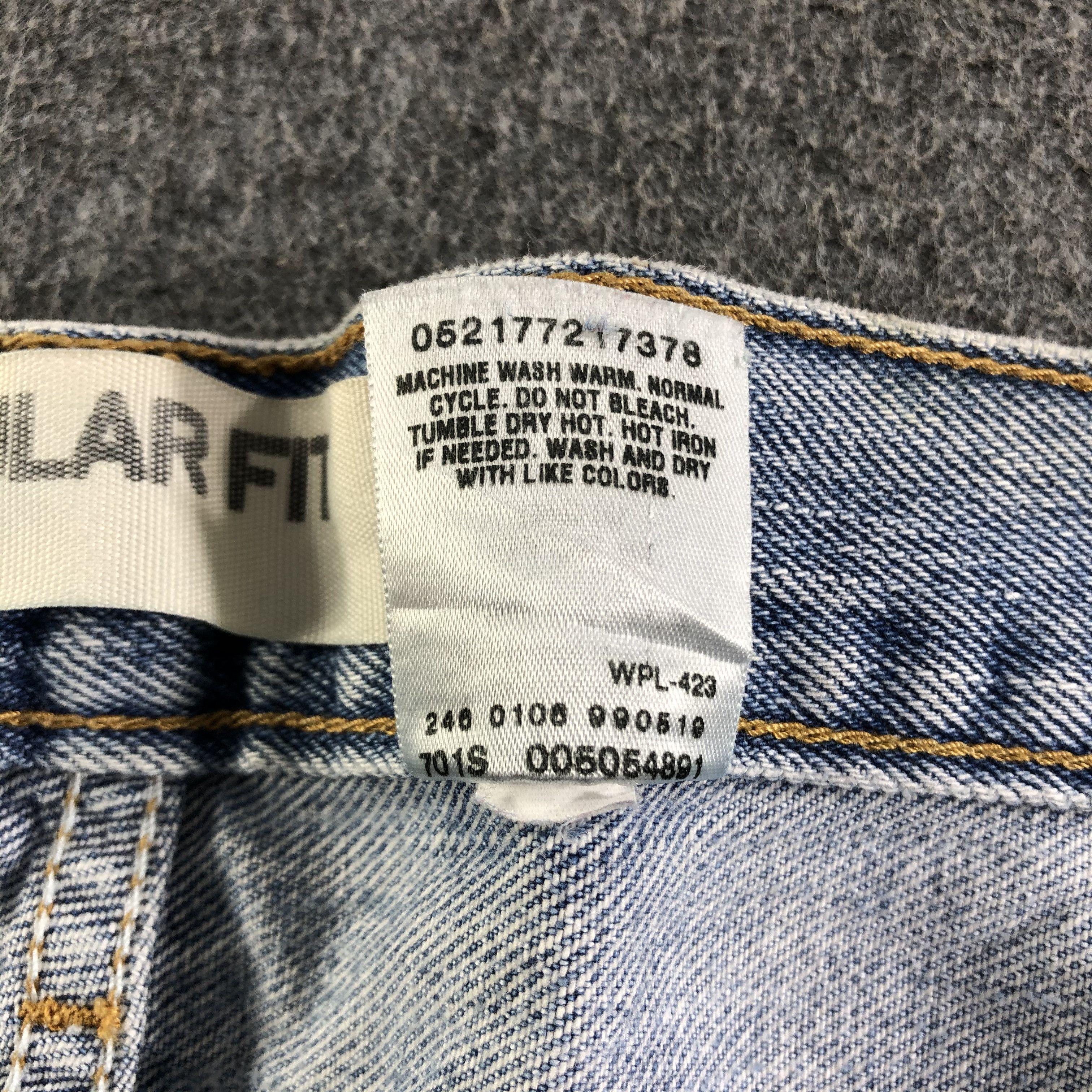 Levi's Vintage Blue Wash Levis 505 Jeans-J3099 Size US 36 / EU 52 - 10 Thumbnail