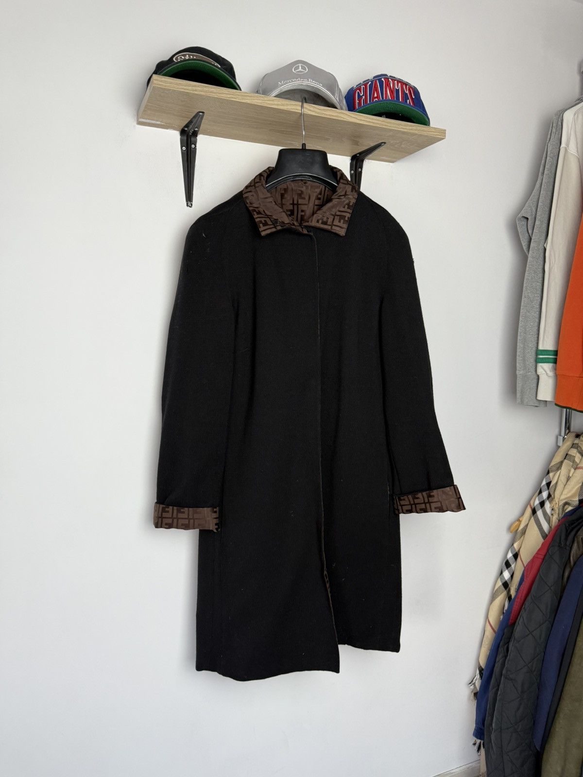 Fendi × Vintage Fendi monogram trench coat jacket vintage bilateral Size US S / EU 44-46 / 1 - 2 Thumbnail