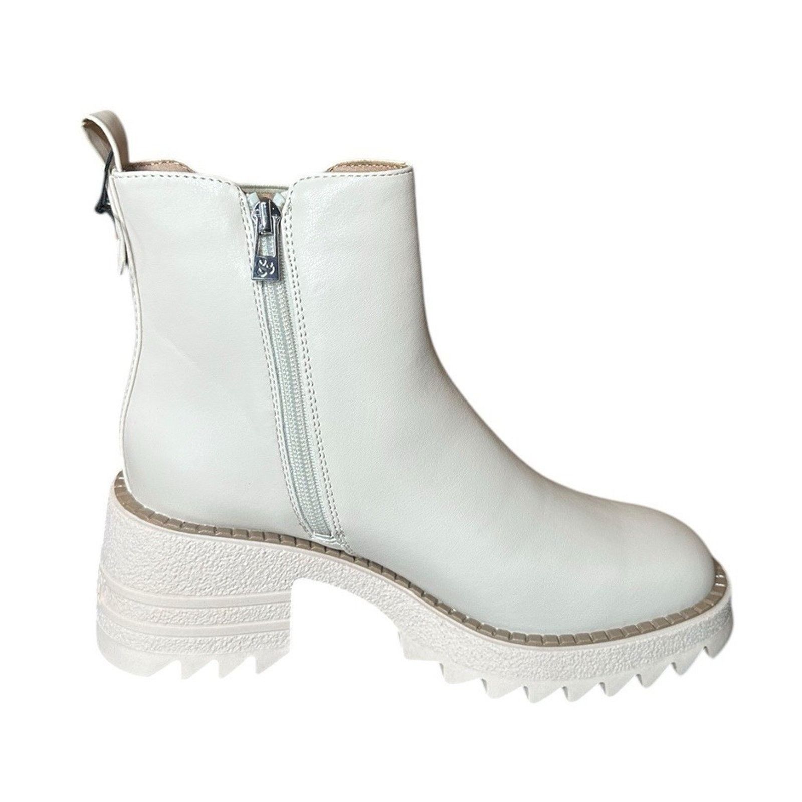 Other Sam & Libby Lennon Vanilla Ivory Lug Sole Chelsea Boots Sz 7 Size US 7 / IT 37 - 5 Thumbnail
