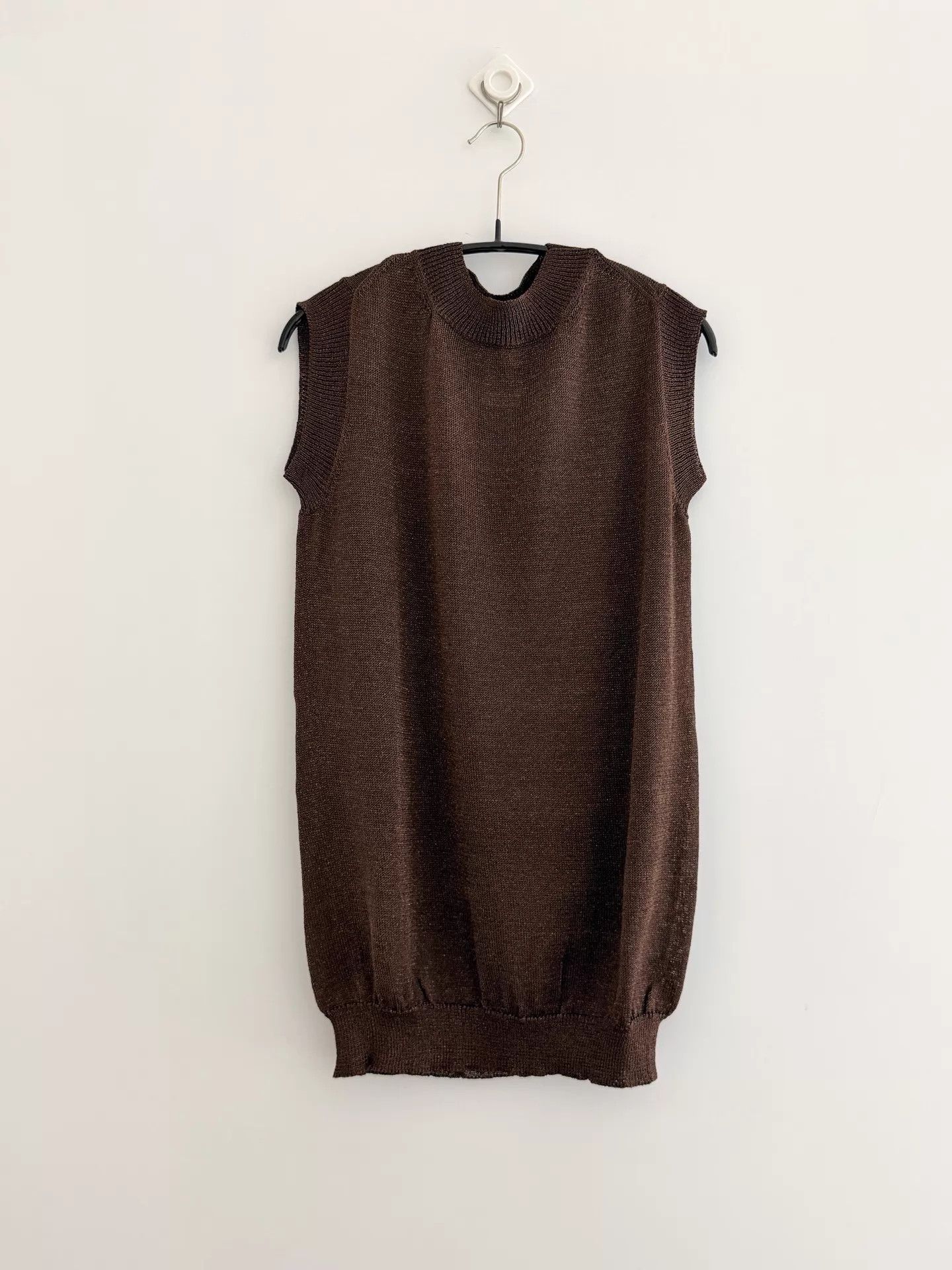 Y's Y's Yohji Yamamoto Sleeveless Glitter Top (OS) Size ONE SIZE - 7 Thumbnail