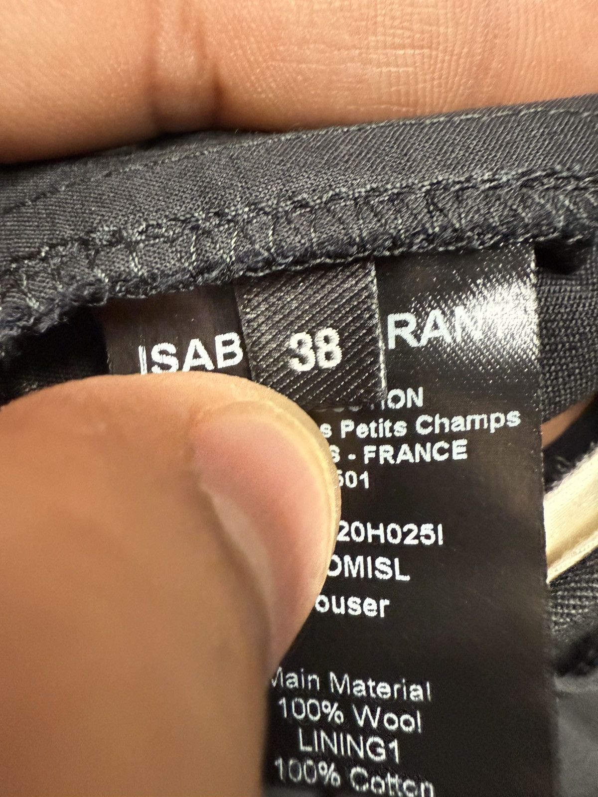 Isabel Marant Isabel Marant Racomisl Wool Trousers Size 27" / US 4 / IT 40 - 9 Thumbnail