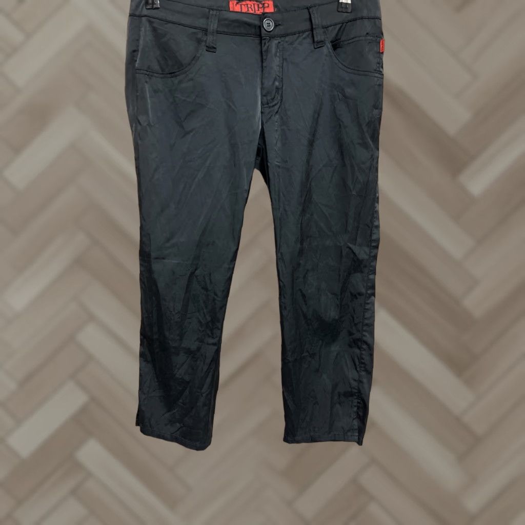 Tripp NYC TRIPP NYC Womens Pants Black Nylon Size 7 Goth Ankle Casual Style Mens Womens Girls Size 28" / US 6 / IT 42 - 1 Thumbnail