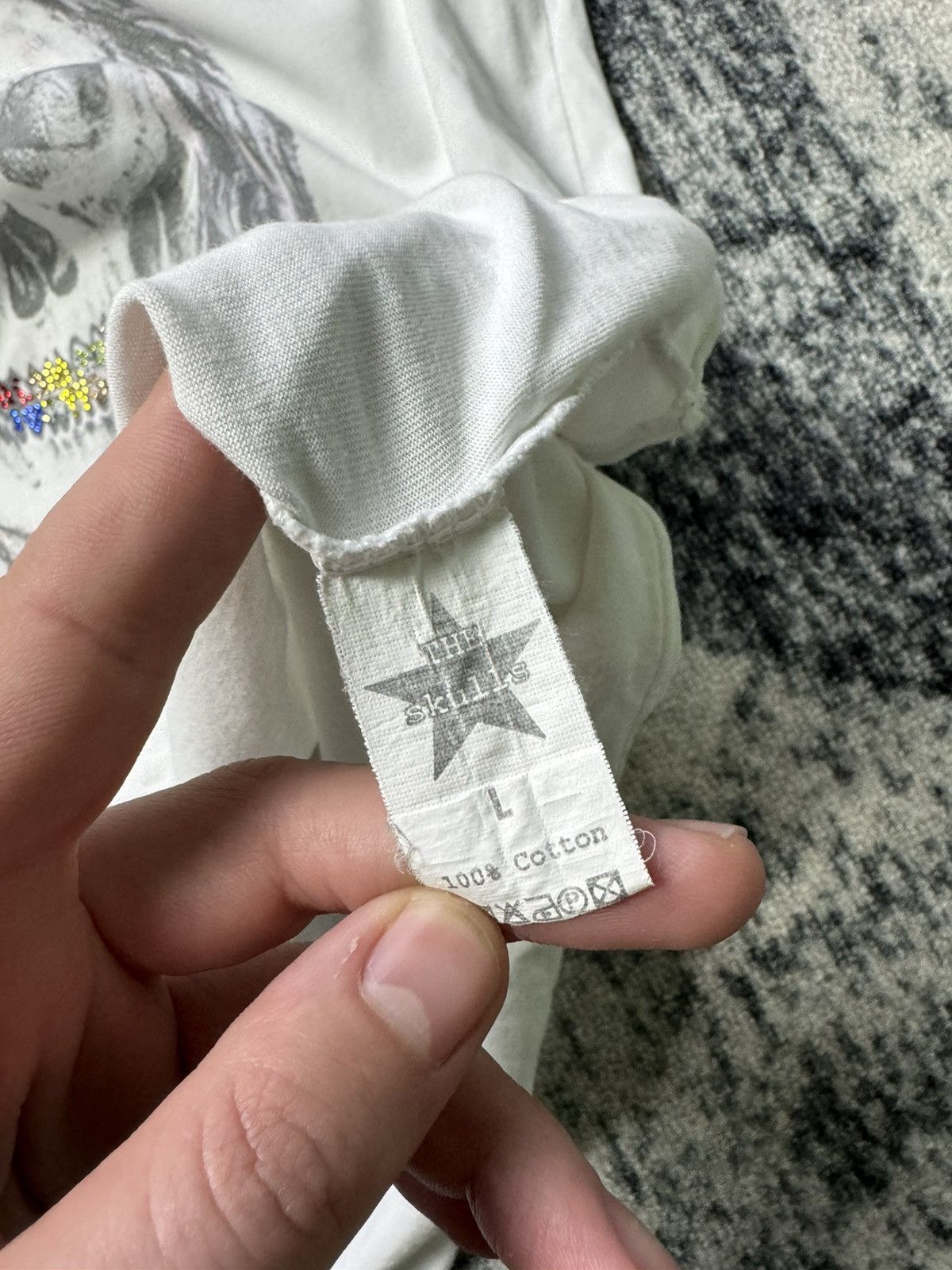 Other Vintage The Skulls Society Tee Shirt Y2K Distressed Dirty Size US M / EU 48-50 / 2 - 11 Thumbnail