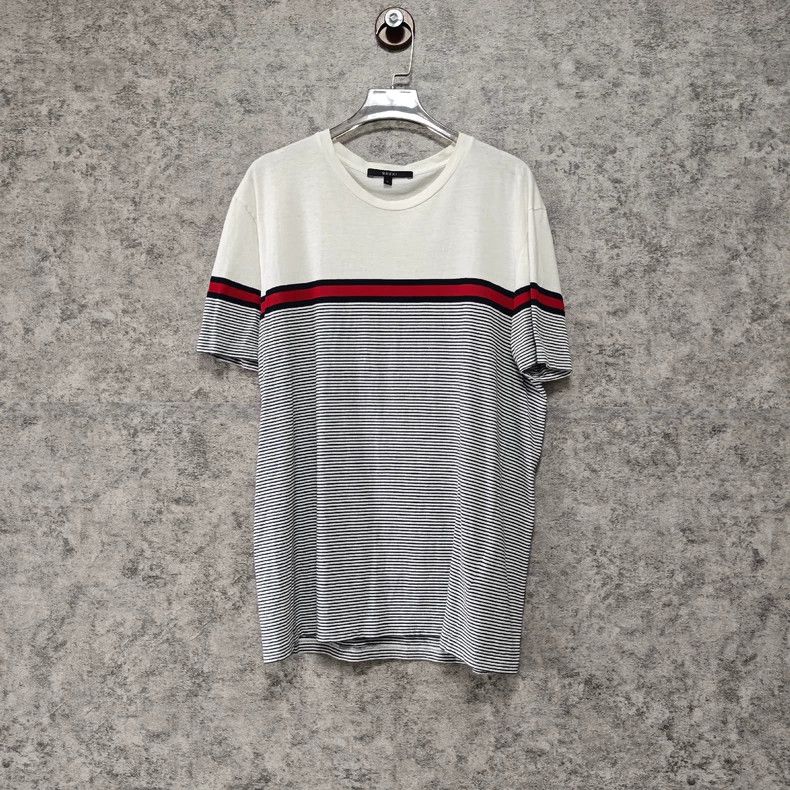 Gucci Striped round-neck short-sleeved T-shirt