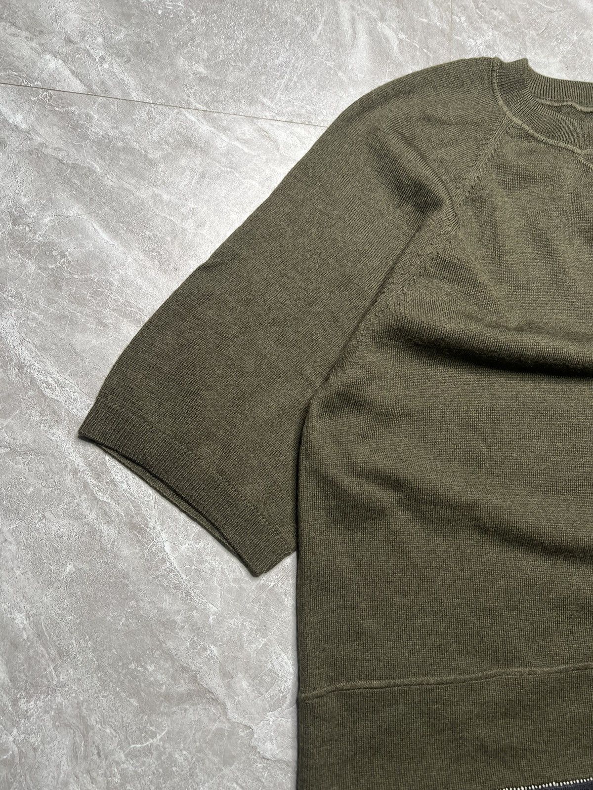 Maison Margiela MM6 2 Tone Reconstructed Knit sweater Dress Size XS / US 0-2 / IT 36-38 - 3 Thumbnail