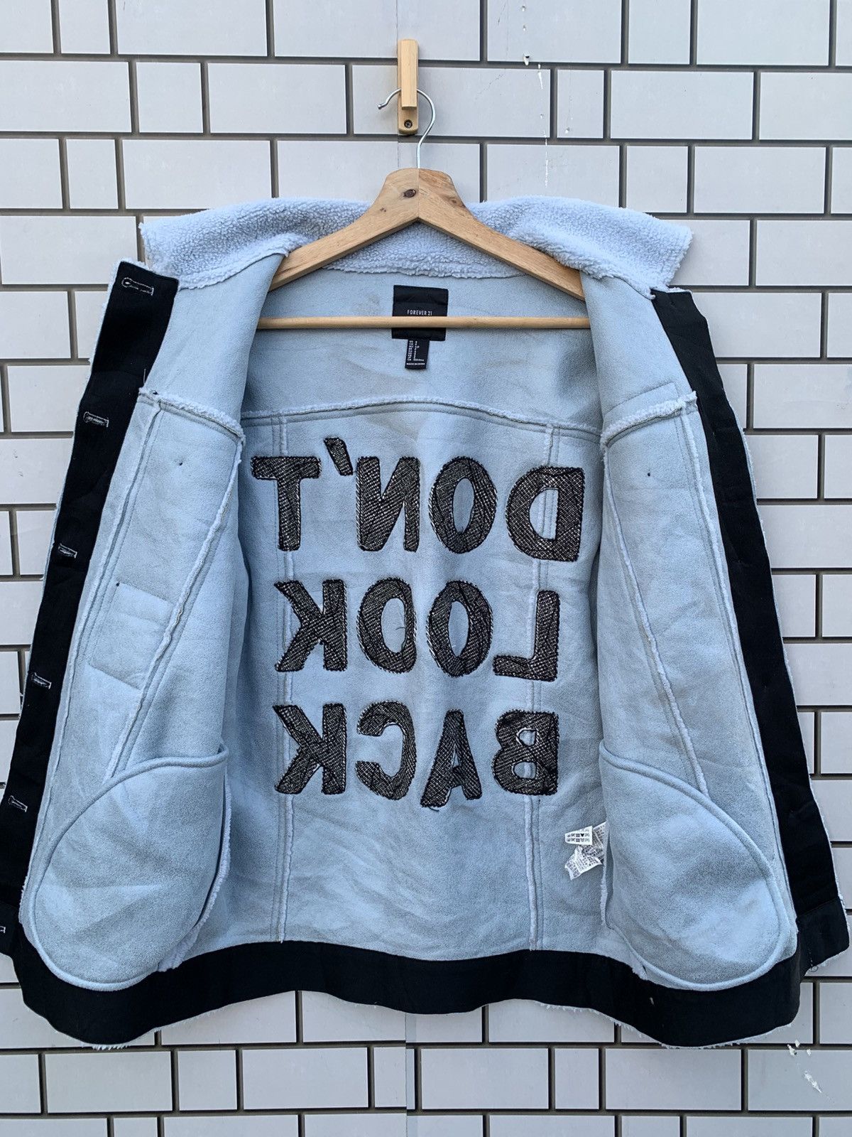 Forever 21 × Japanese Brand Forever 21 Big Logo Don’t Look Back Jacket Size S / US 4 / IT 40 - 5 Thumbnail
