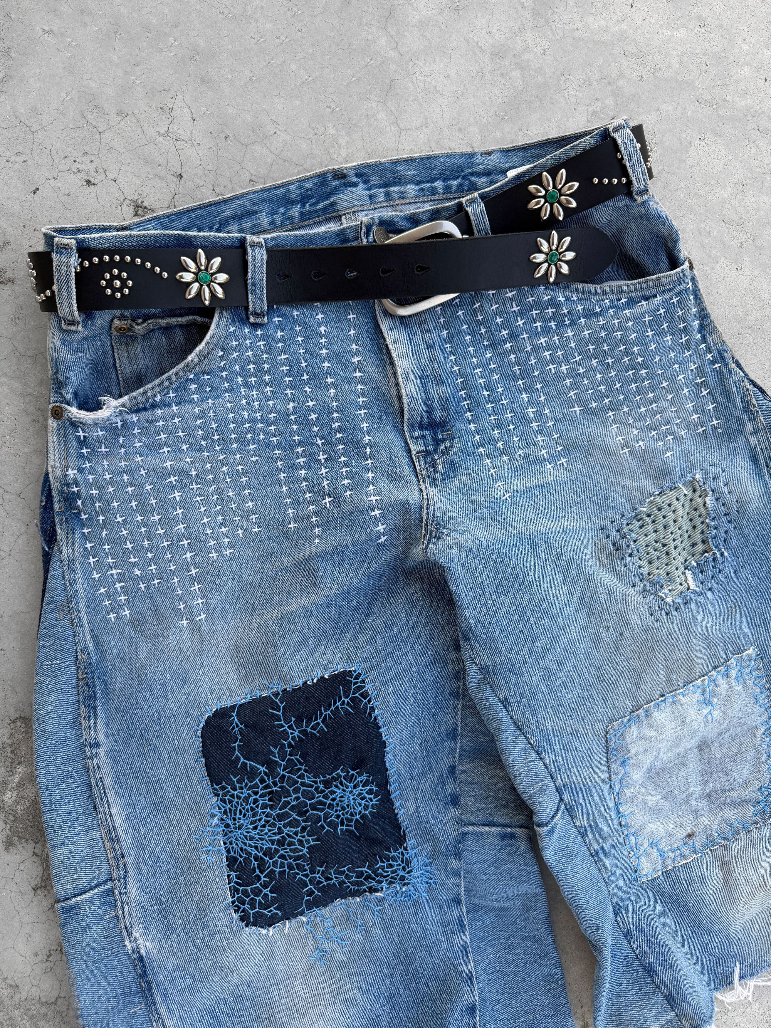 Japanese Brand Vintage Boro Patchwork DICKIES Carpenter Size US 36 / EU 52 - 14 Thumbnail