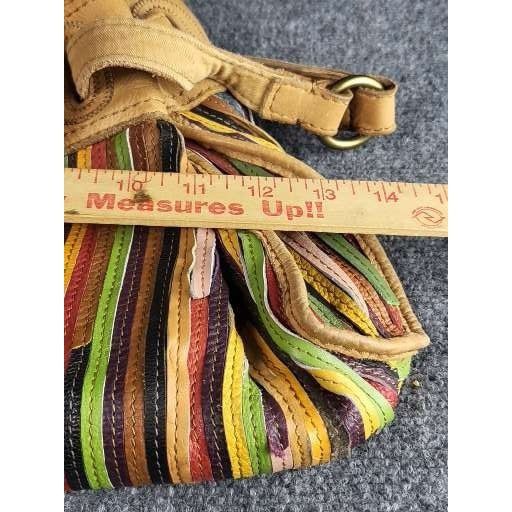 Lucky Brand Lucky Brand Sunshine Daydream Hobo Shoulder Bag Cognac Leath Size ONE SIZE - 9 Thumbnail