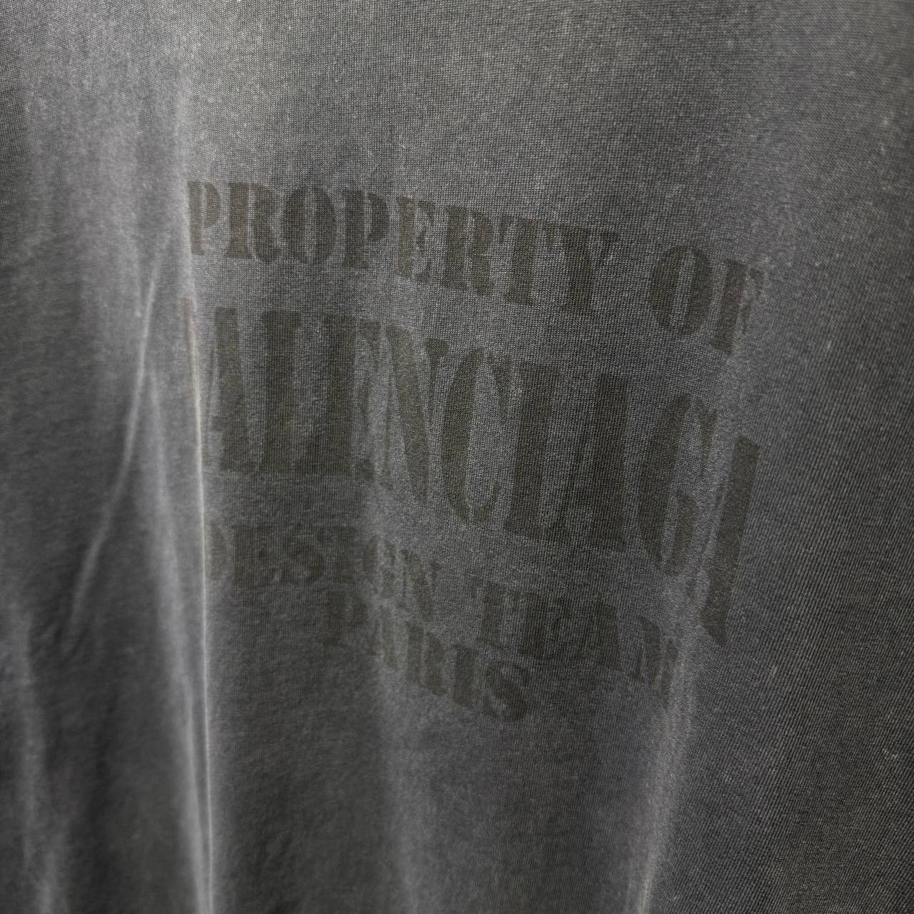 Balenciaga Balenciaga Property Vintage washed distressed tee Size US L / EU 52-54 / 3 - 5 Thumbnail