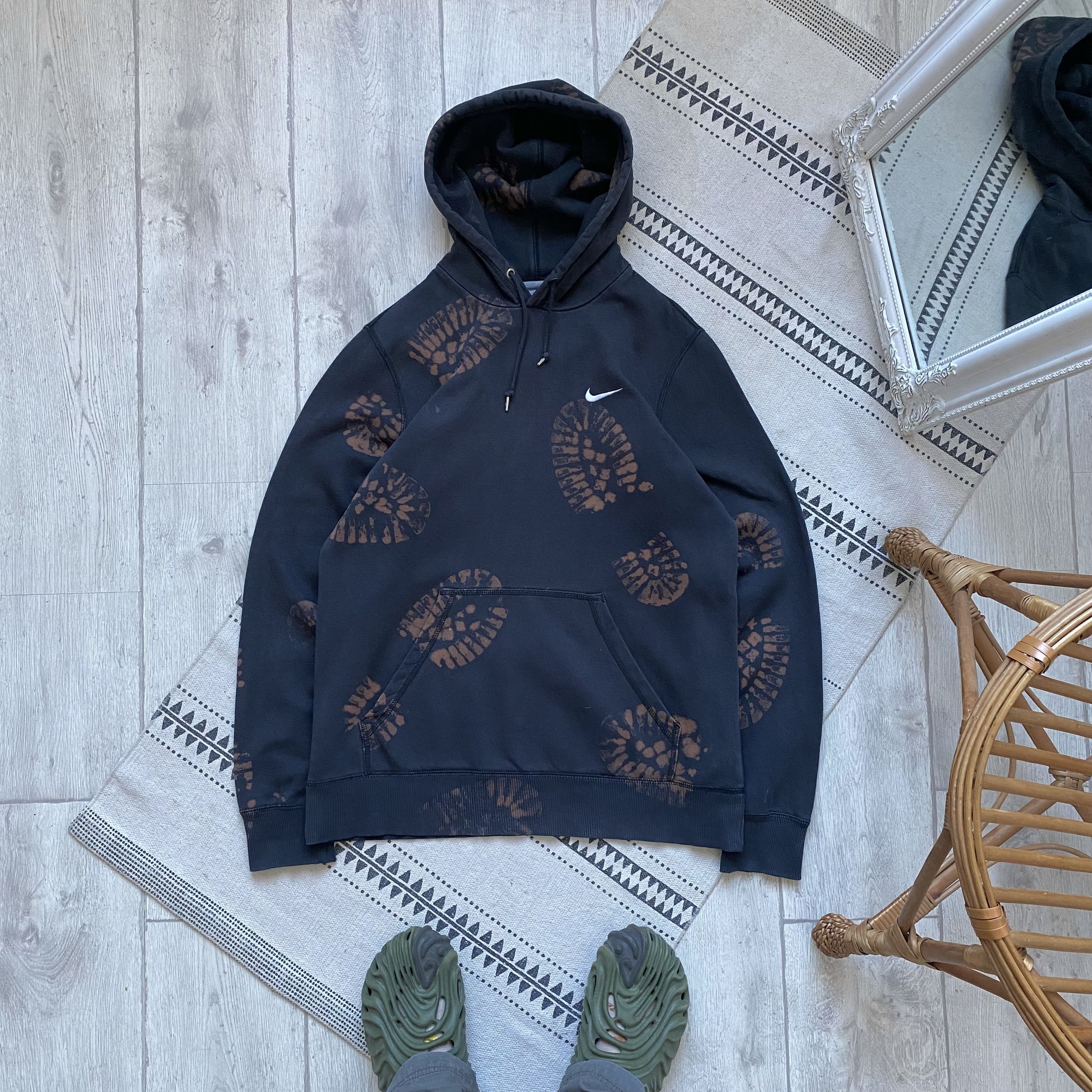 Nike 🥾 Vintage 00s Nike hoodie Custom Y2K Size US M / EU 48-50 / 2 - 1 Thumbnail