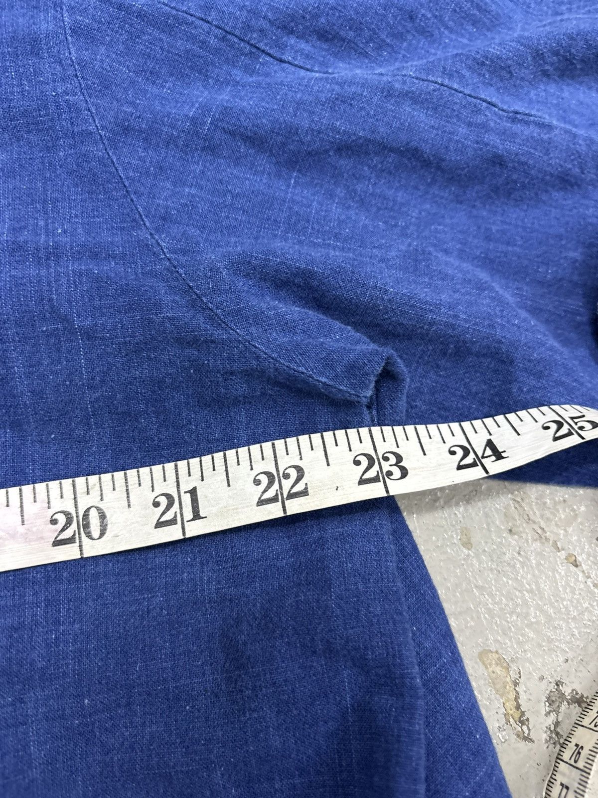 Japanese Brand Vintage Zipped Japanese denim linen jackets Size US M / EU 48-50 / 2 - 11 Thumbnail