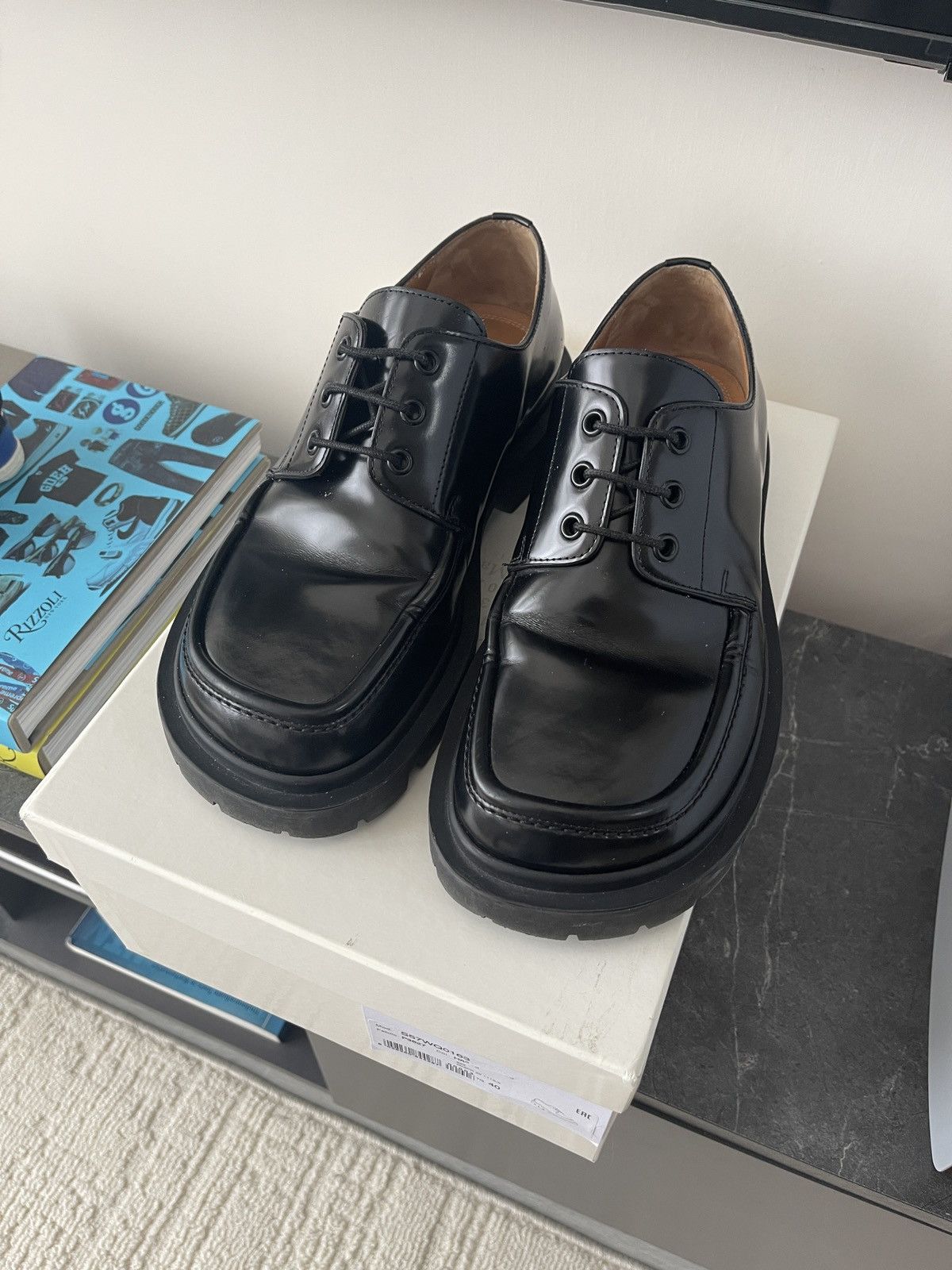 メラヴェルデ Maison Margiela Maison Margiela 22 Oxford Leather Shoes