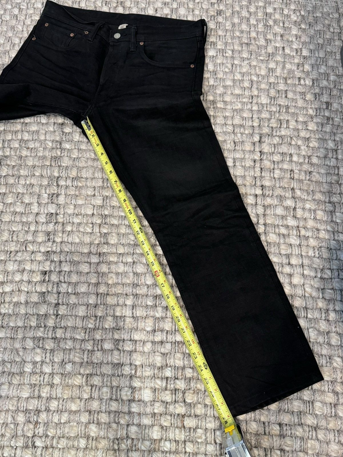 RRL Ralph Lauren Black Selvedge Denim Jeans Size US 31 - 3 Thumbnail