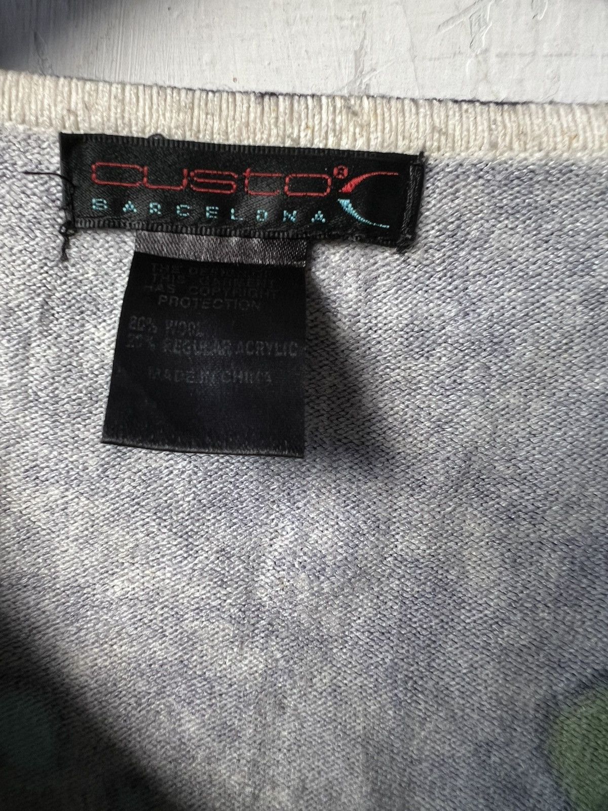 Custo Barcelona Custo Barcelona Long Sleeve 80% Wool Size M / US 6-8 / IT 42-44 - 9 Thumbnail