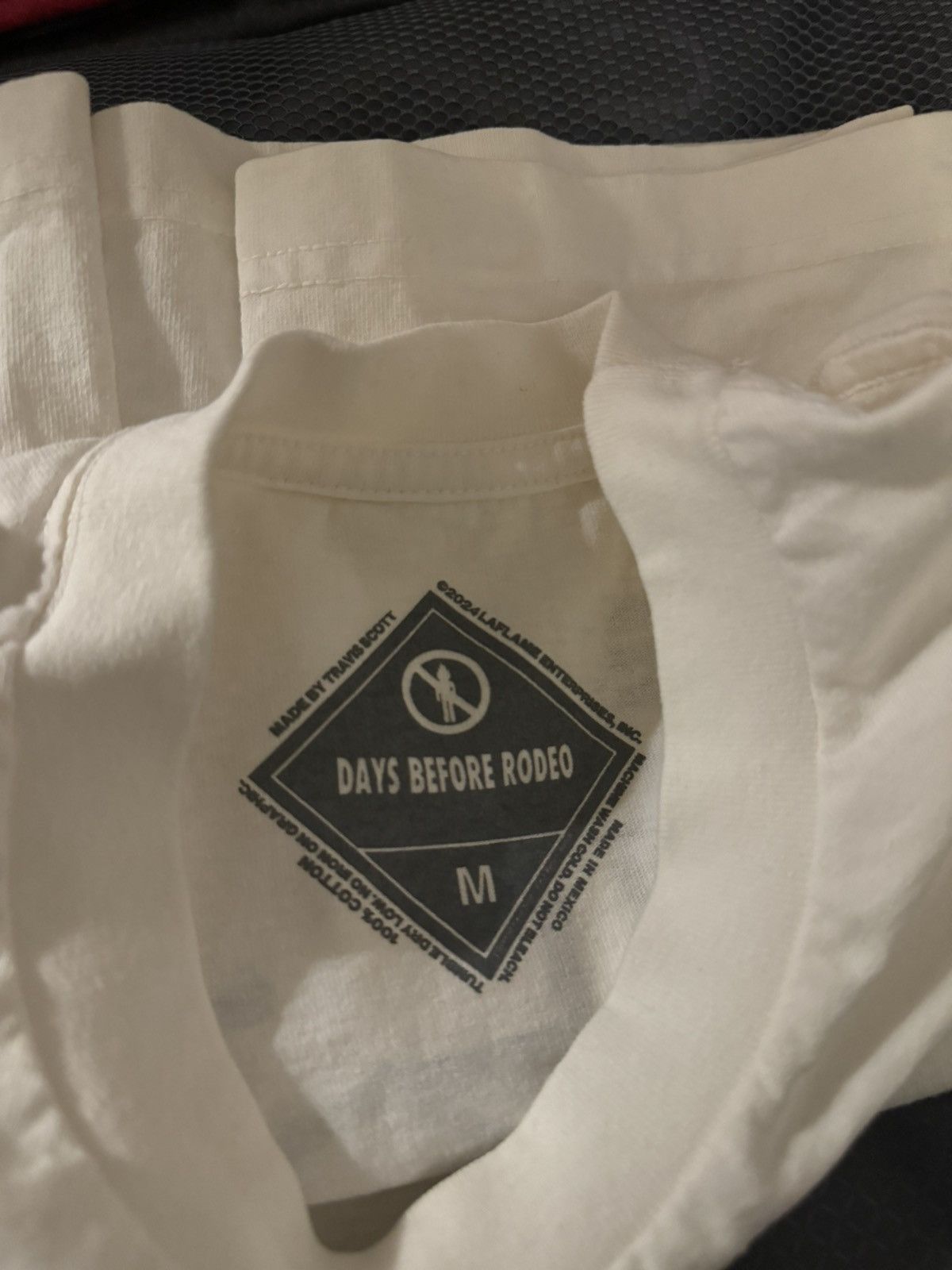 Travis Scott Travis Scott Day Before Rodeo White Tee Size US M / EU 48-50 / 2 - 3 Thumbnail