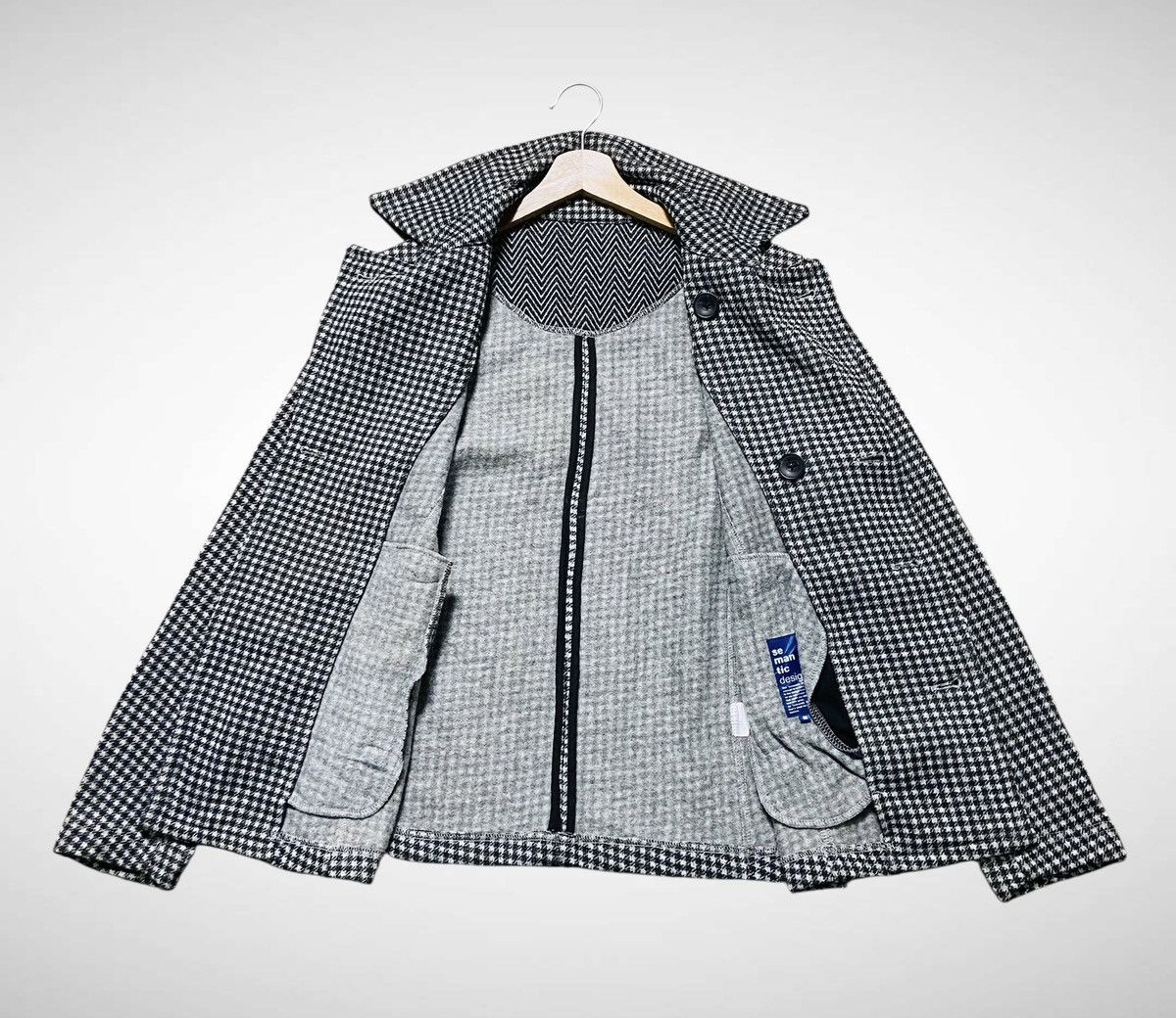 semanticdesign Semantic Design Double Breasted Wool Jacket Size US S / EU 44-46 / 1 - 7 Thumbnail