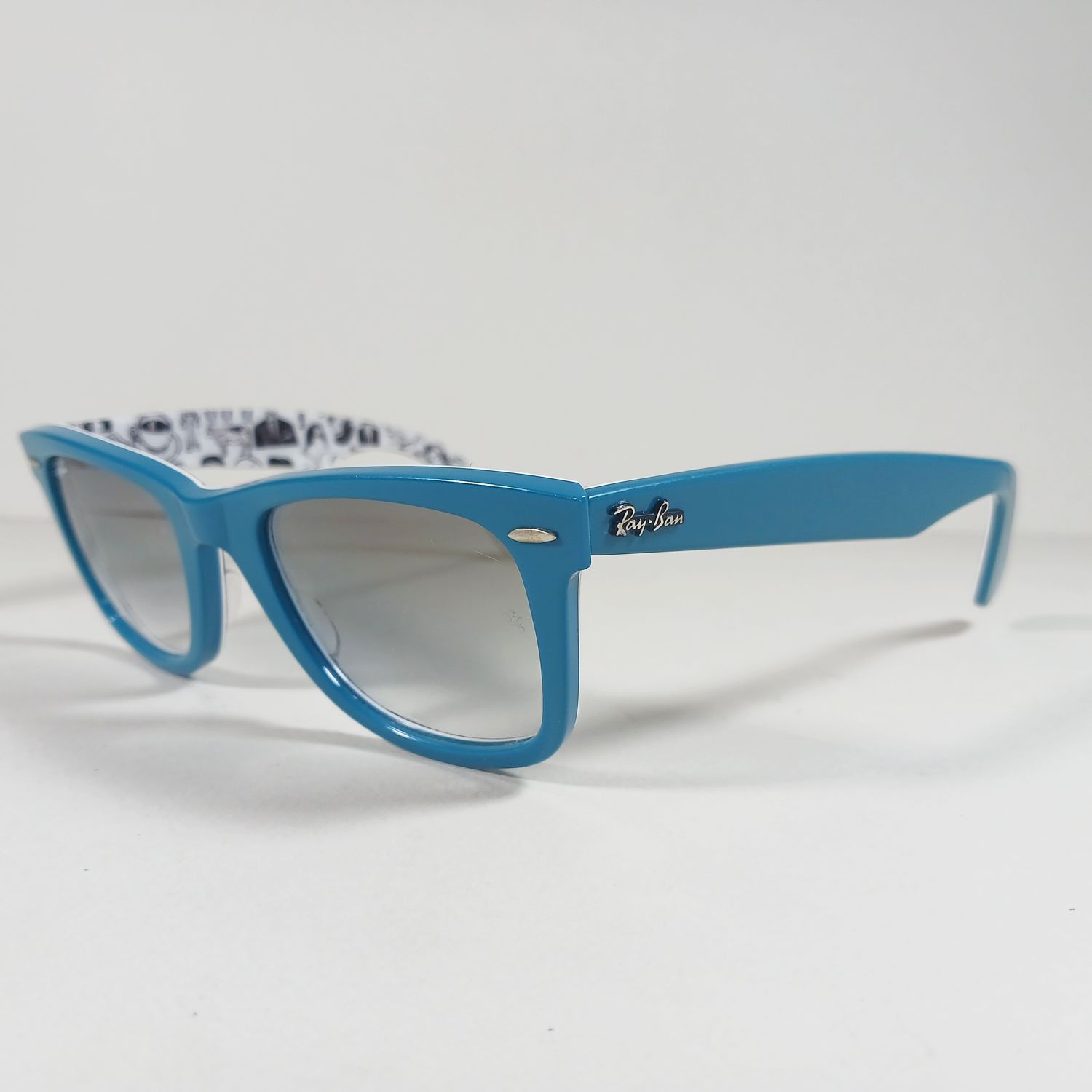 RayBan Ray Ban RB2140 Blue Comics Special Series Sunglasses w/Case Size ONE SIZE - 4 Thumbnail