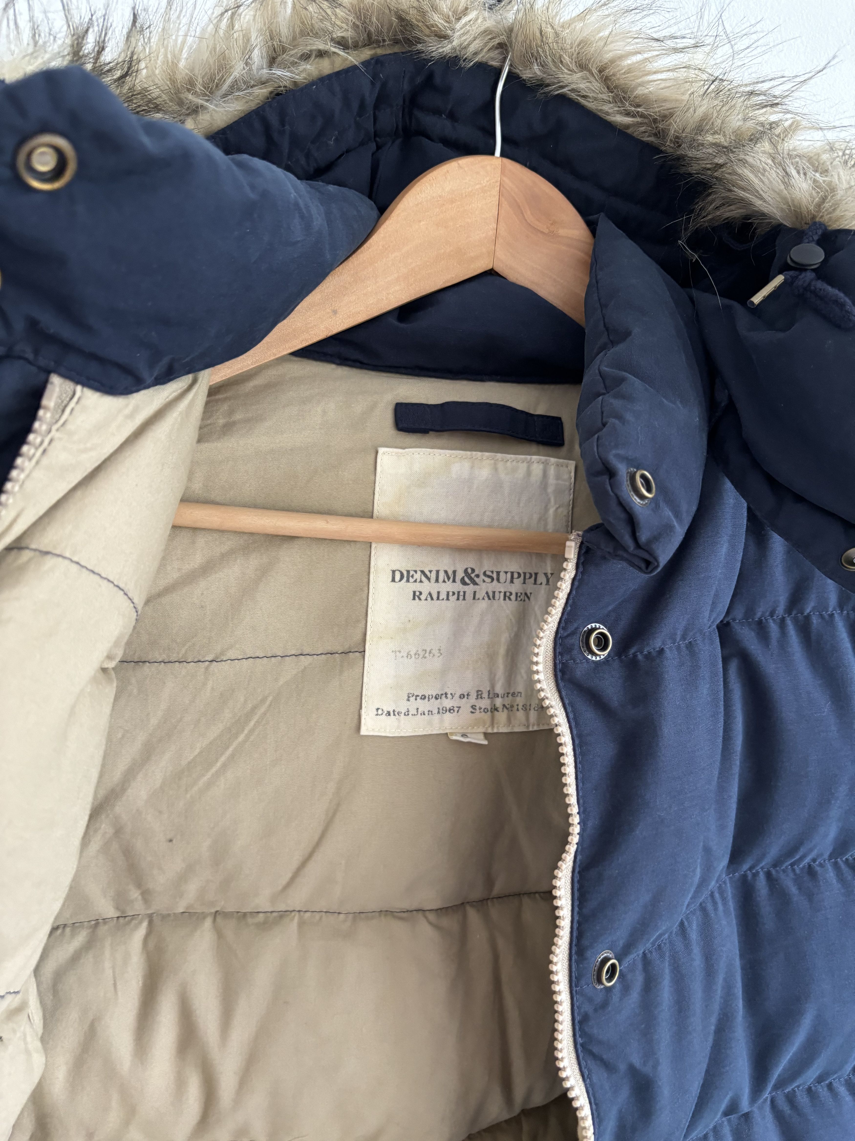 Polo Ralph Lauren Ralph Lauren Denim Supply Fur 650 Down Parka Jacket Washed Size S / US 4 / IT 40 - 7 Thumbnail