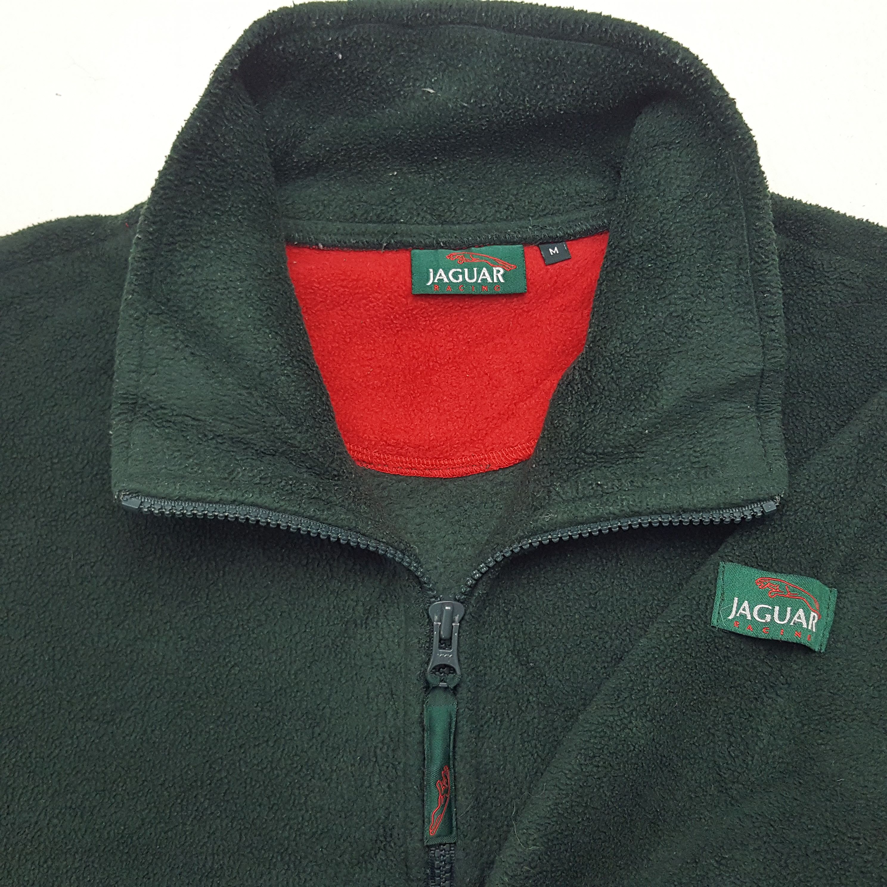Vintage Jaguar Racing Motorsports Team Fleece Jacket