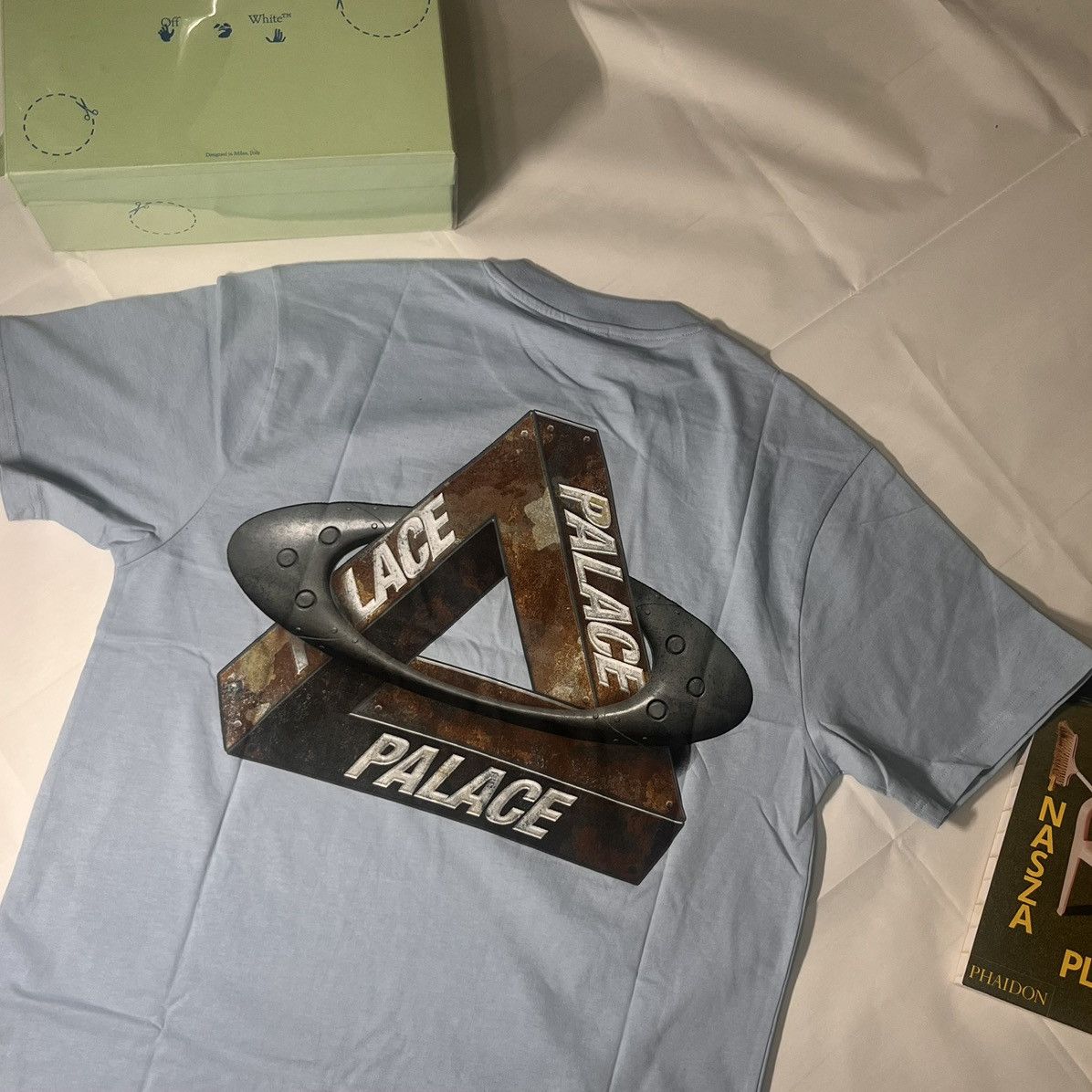 Oakley × Palace Palace x Oakley T-shirt(blue) | Grailed