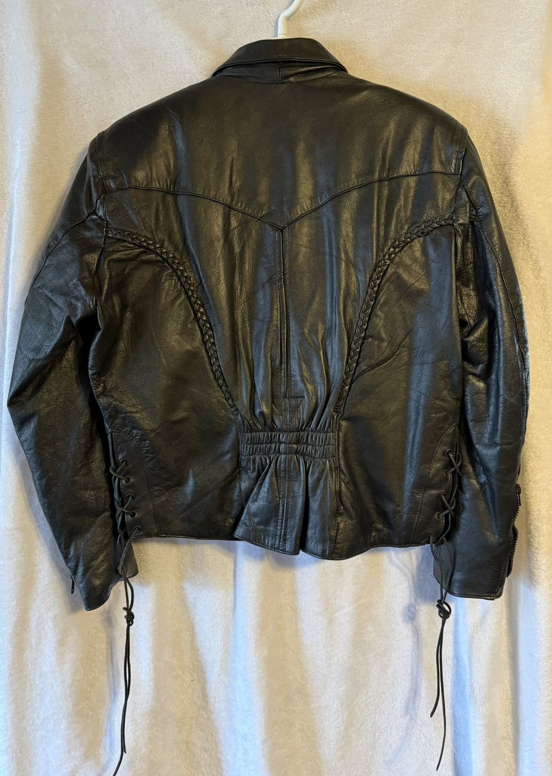 Other VTG Barney’s Leather size medium black leather biker jacket Size M / US 6-8 / IT 42-44 - 10 Thumbnail