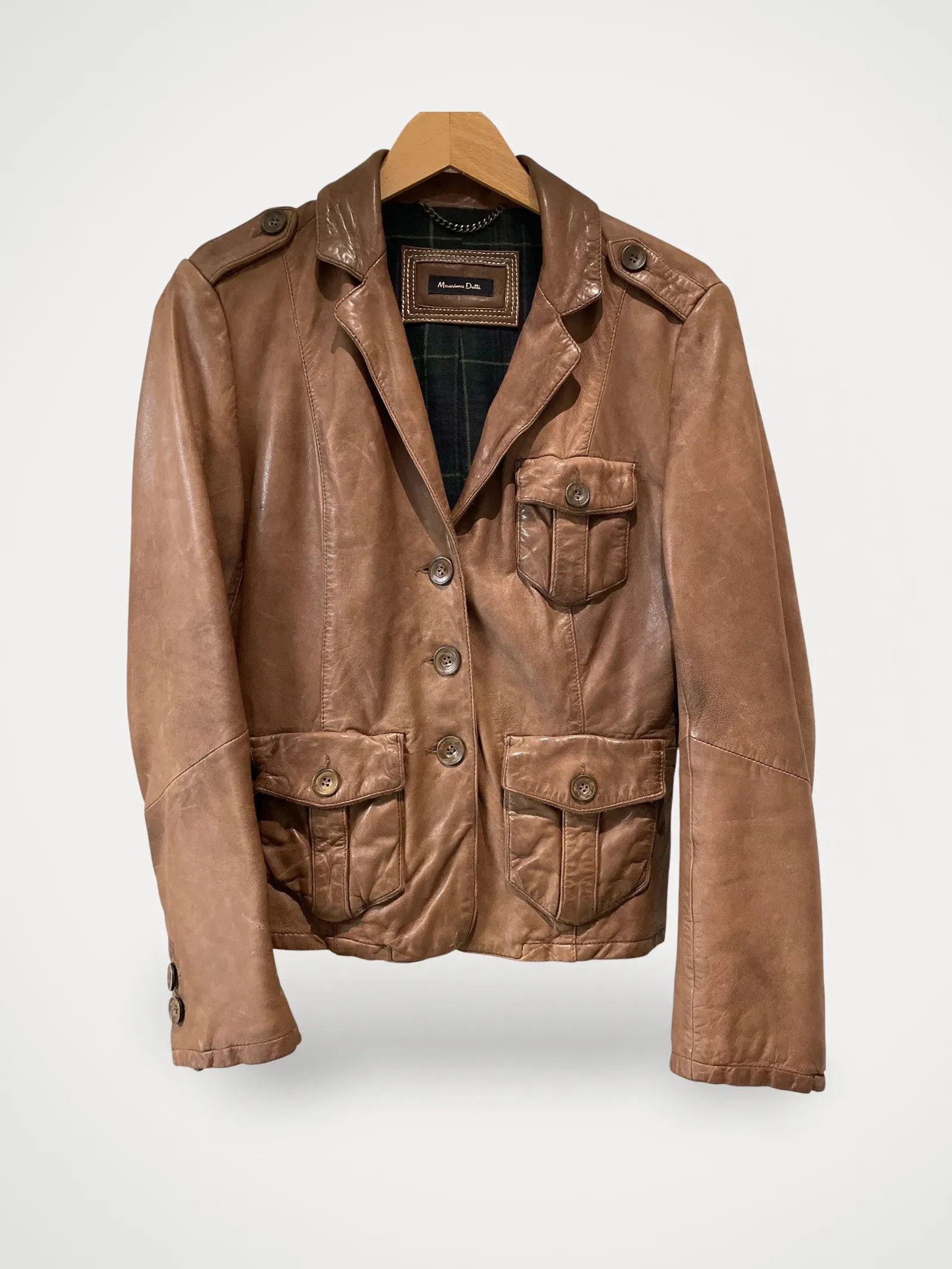 Massimo Dutti Massimo Dutti Leather Jacket Size XS / US 0-2 / IT 36-38 - 1 Thumbnail