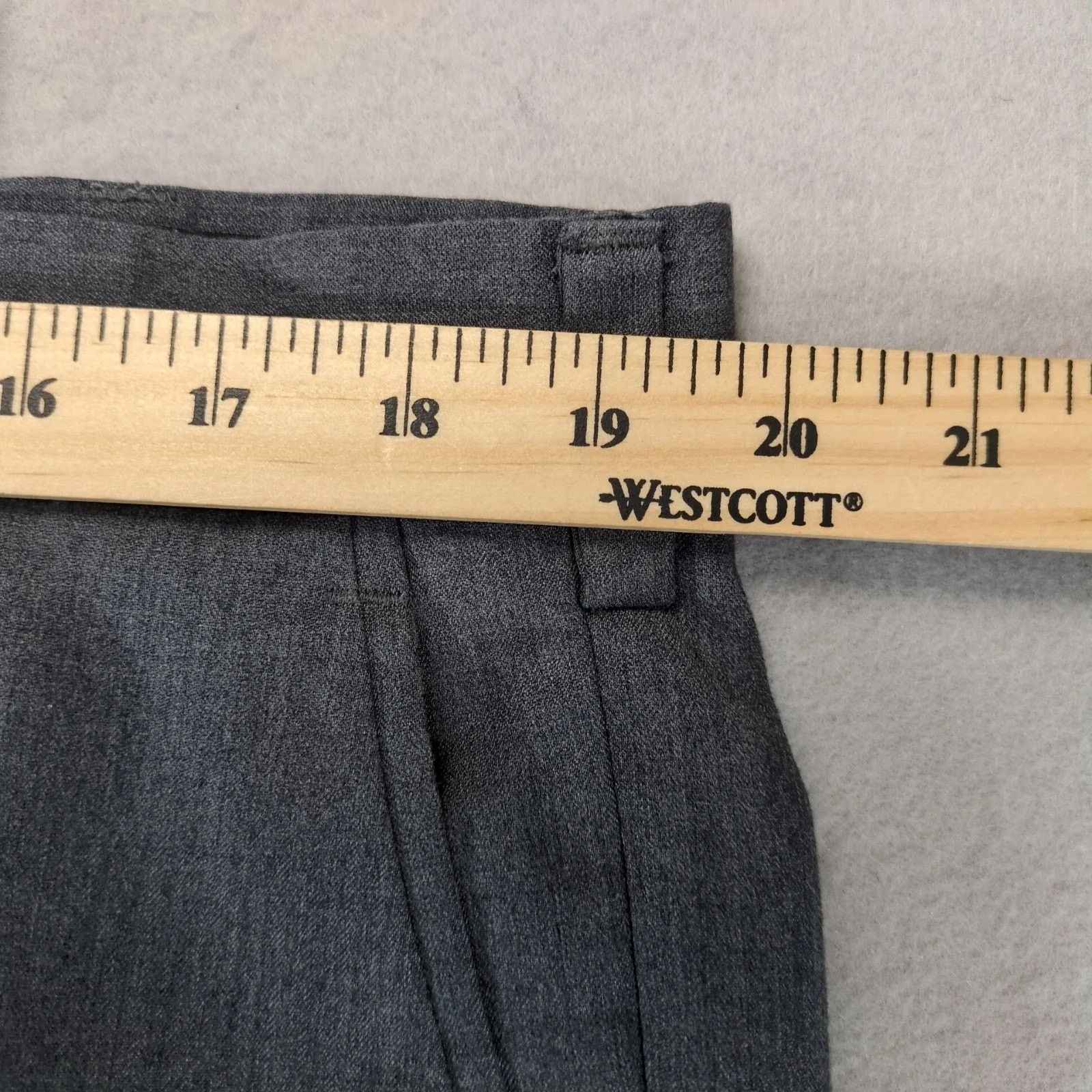 Other Louis Raphael Gray Dress Pants Men's 40x31 Slacks Flat Front Size 40S - 3 Thumbnail
