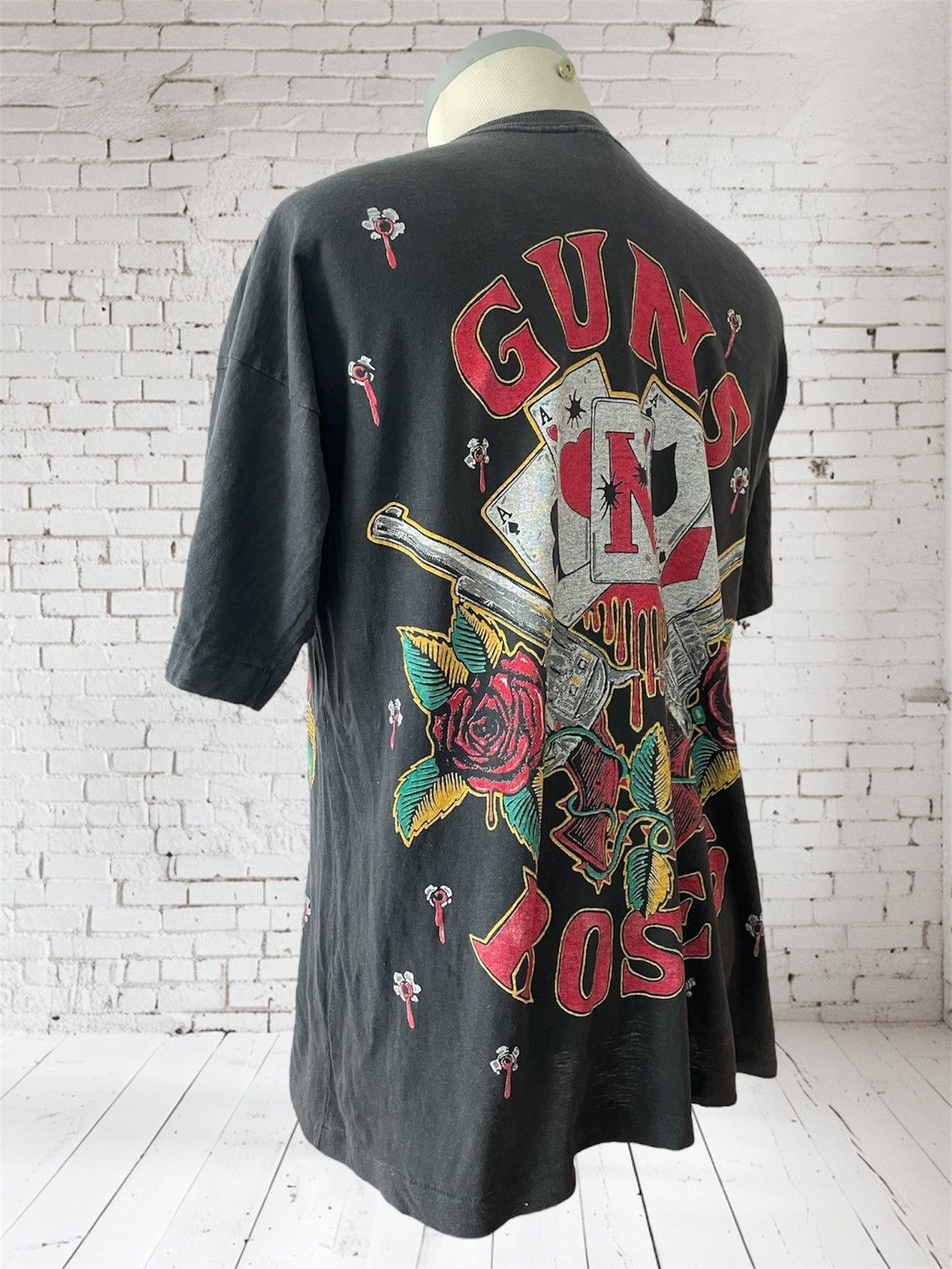 Vintage Vintage Guns N’ Roses Use Your Illusion-Era Bootleg T-Shirt Size US XXL / EU 58 / 5 - 6 Thumbnail