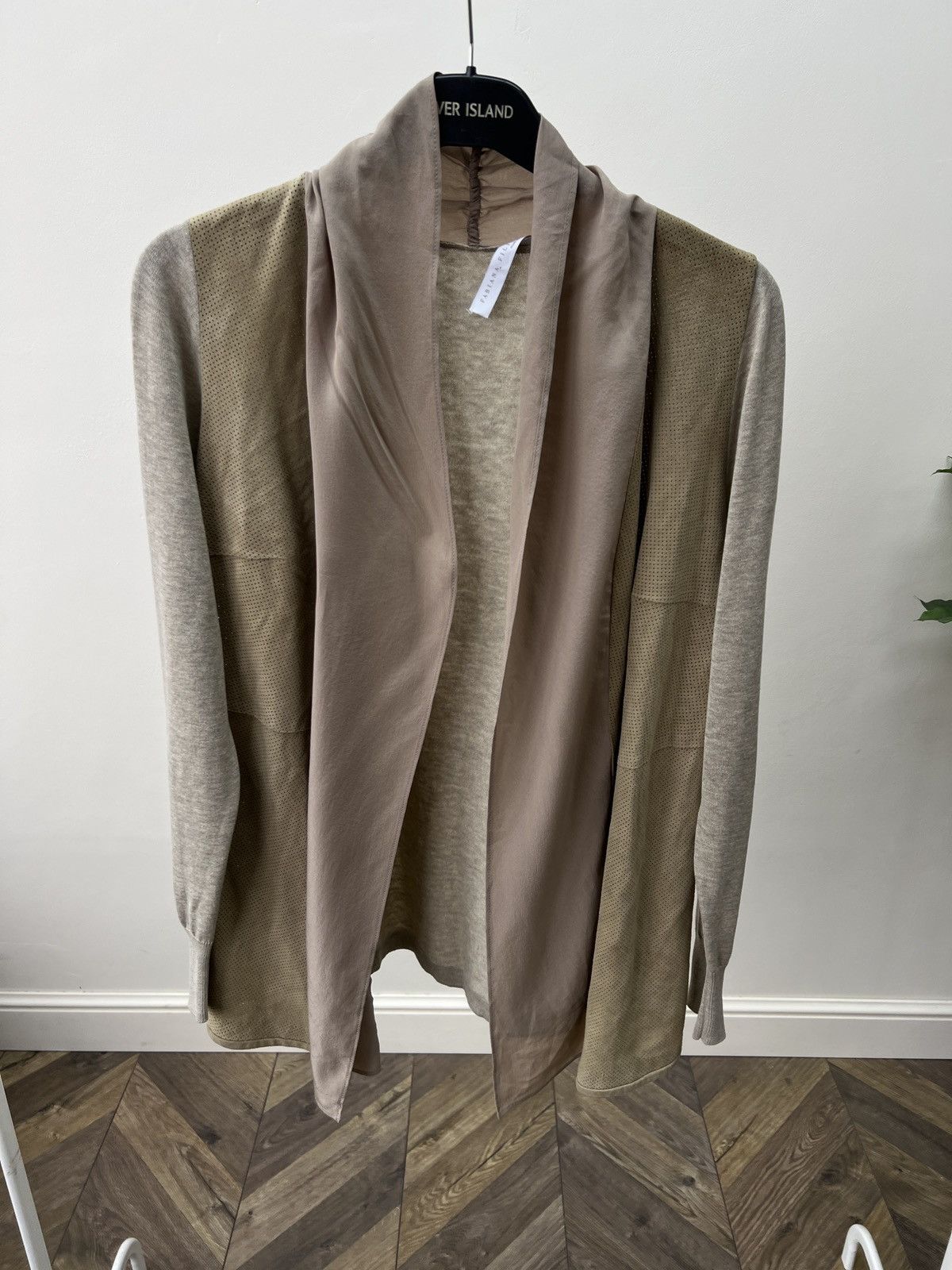 Vintage Fabiana Filippi Beige women’s Cardigan Open Front