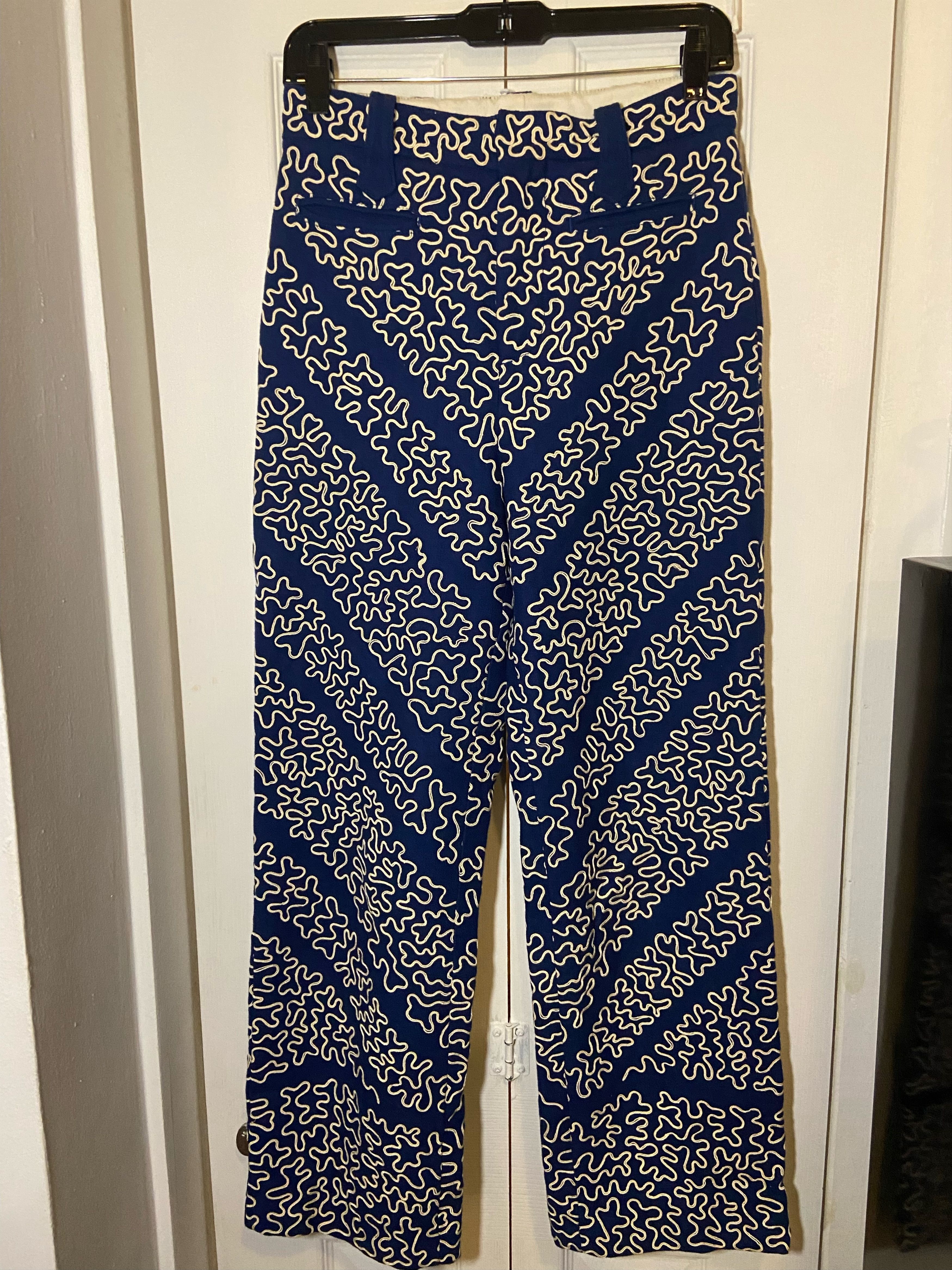 image of Bode Bombora Trouser in Blue/White, Women's (Size 27)