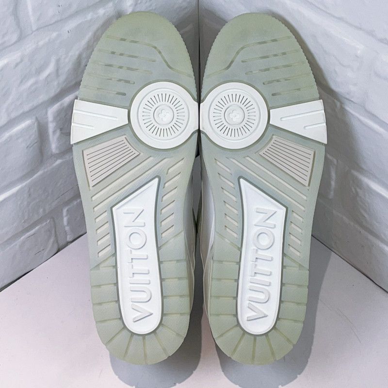 Louis Vuitton Louis Vuitton Trainer White Low-Top Sneakers -2508 Size US 9.5 / EU 42-43 - 4 Thumbnail