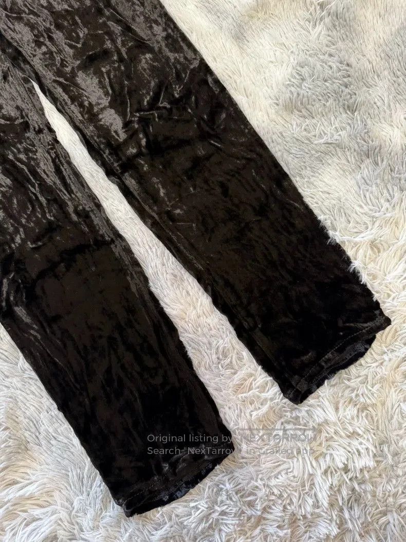 Saint Laurent Paris Saint Laurent SLP 19FW Velvet Trousers. Size US 31 - 4 Thumbnail